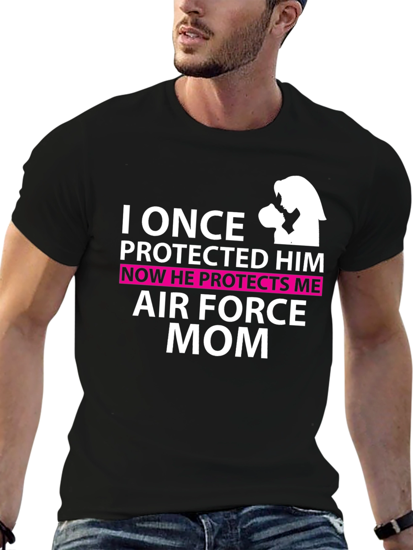 Air Force Mom Graphic T-Shirt