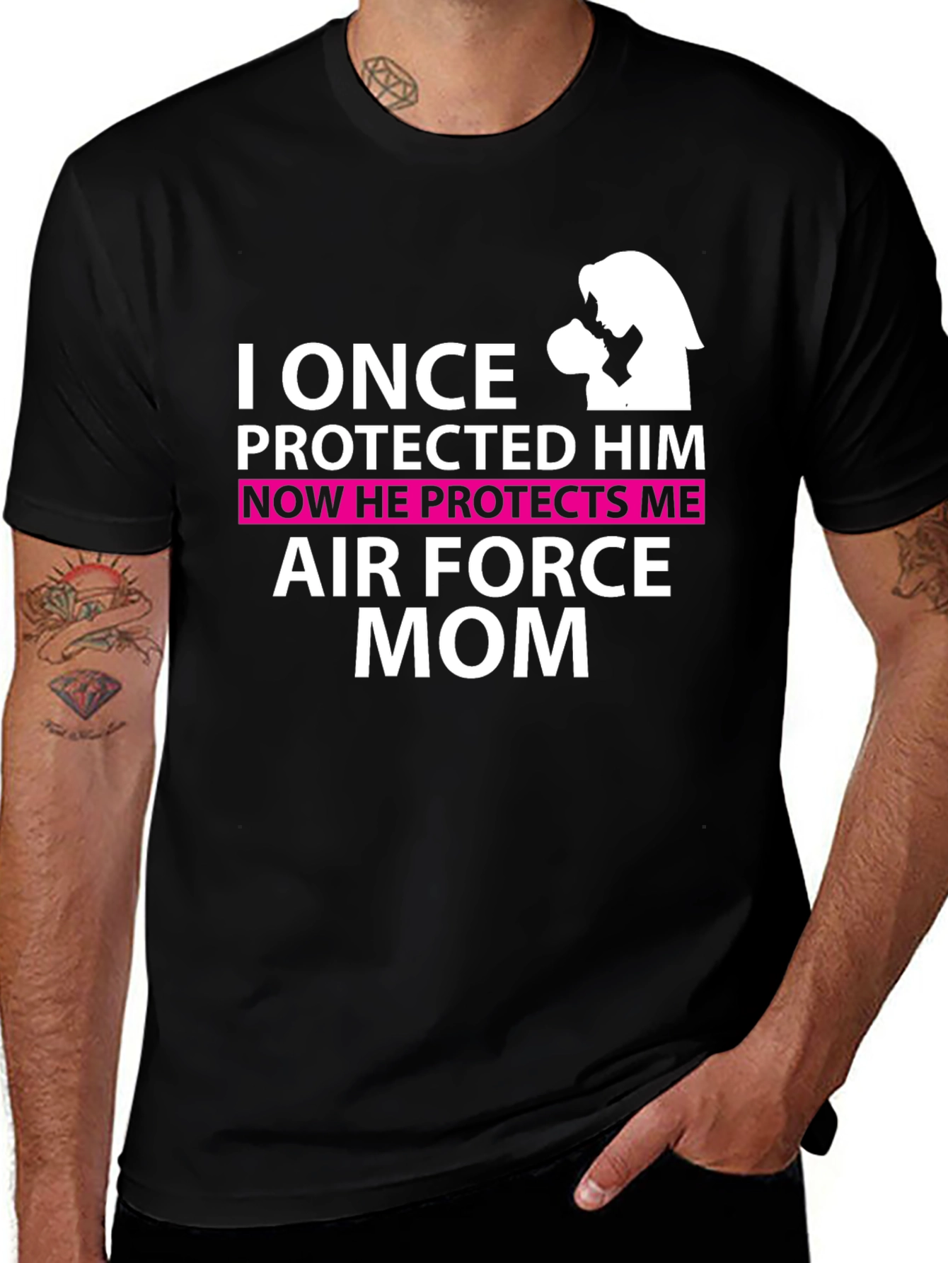 Air Force Mom Graphic T-Shirt