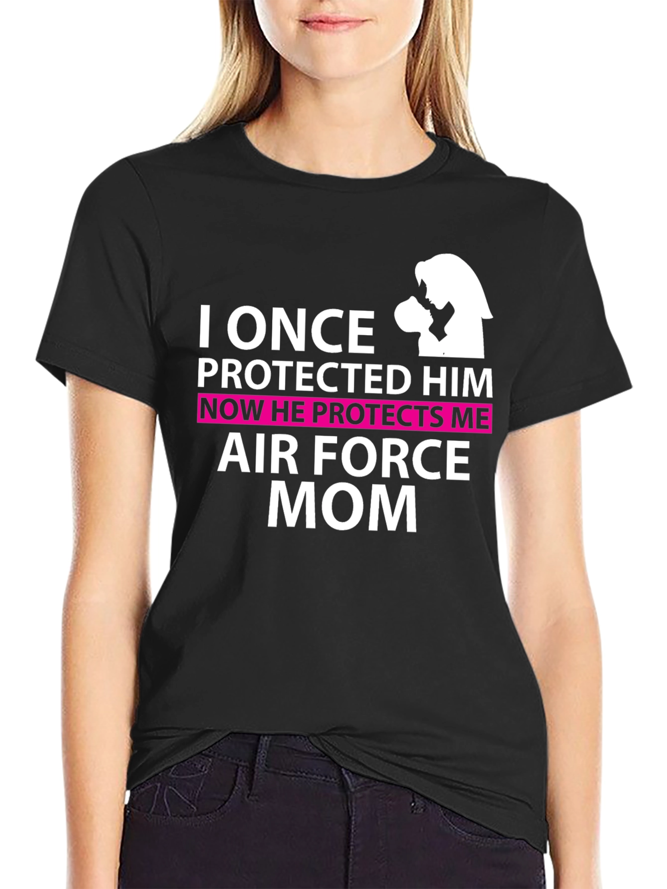 Air Force Mom Graphic T-Shirt