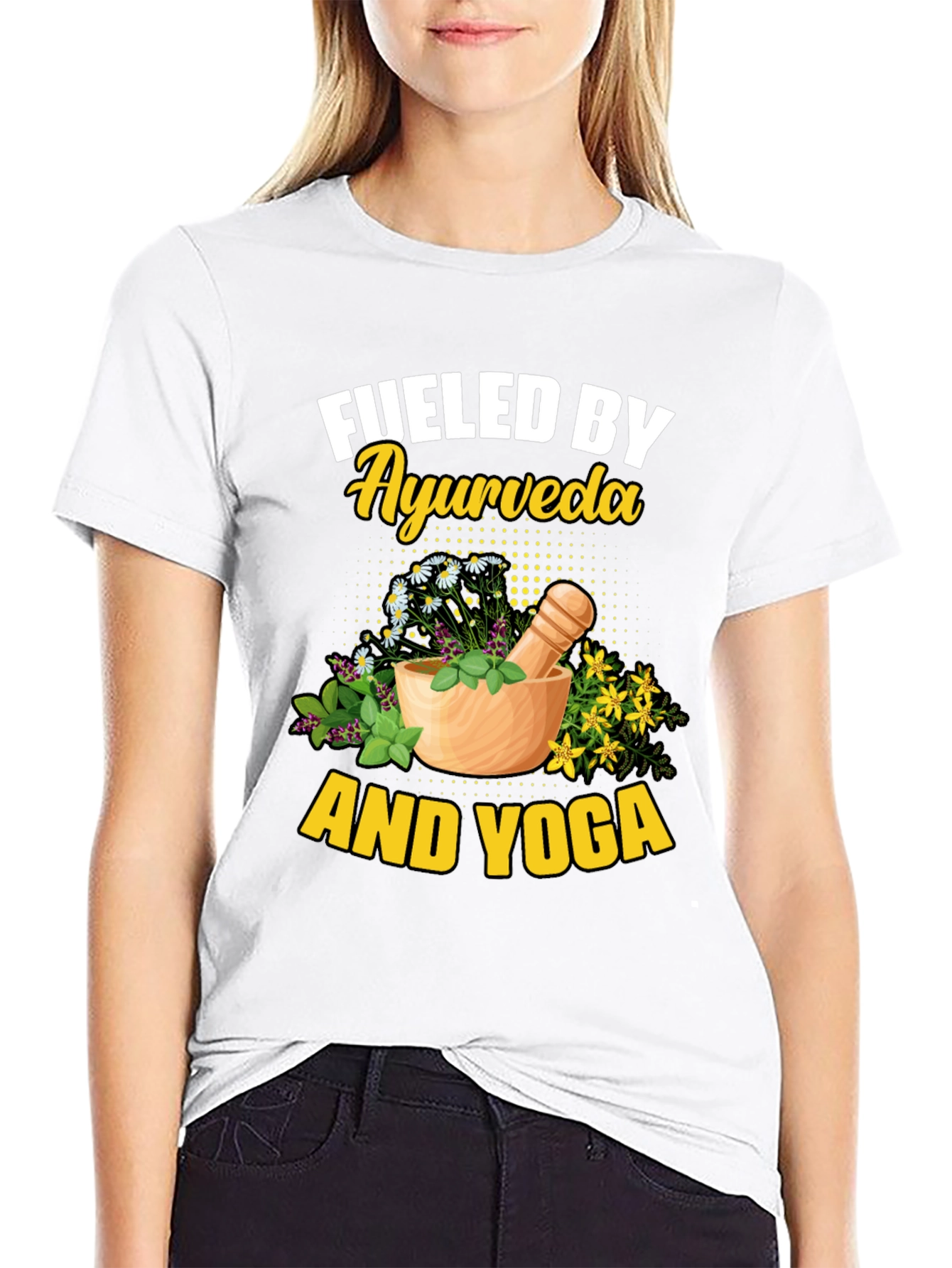 Fueled By Ayurveda and Yoga T-Shirt