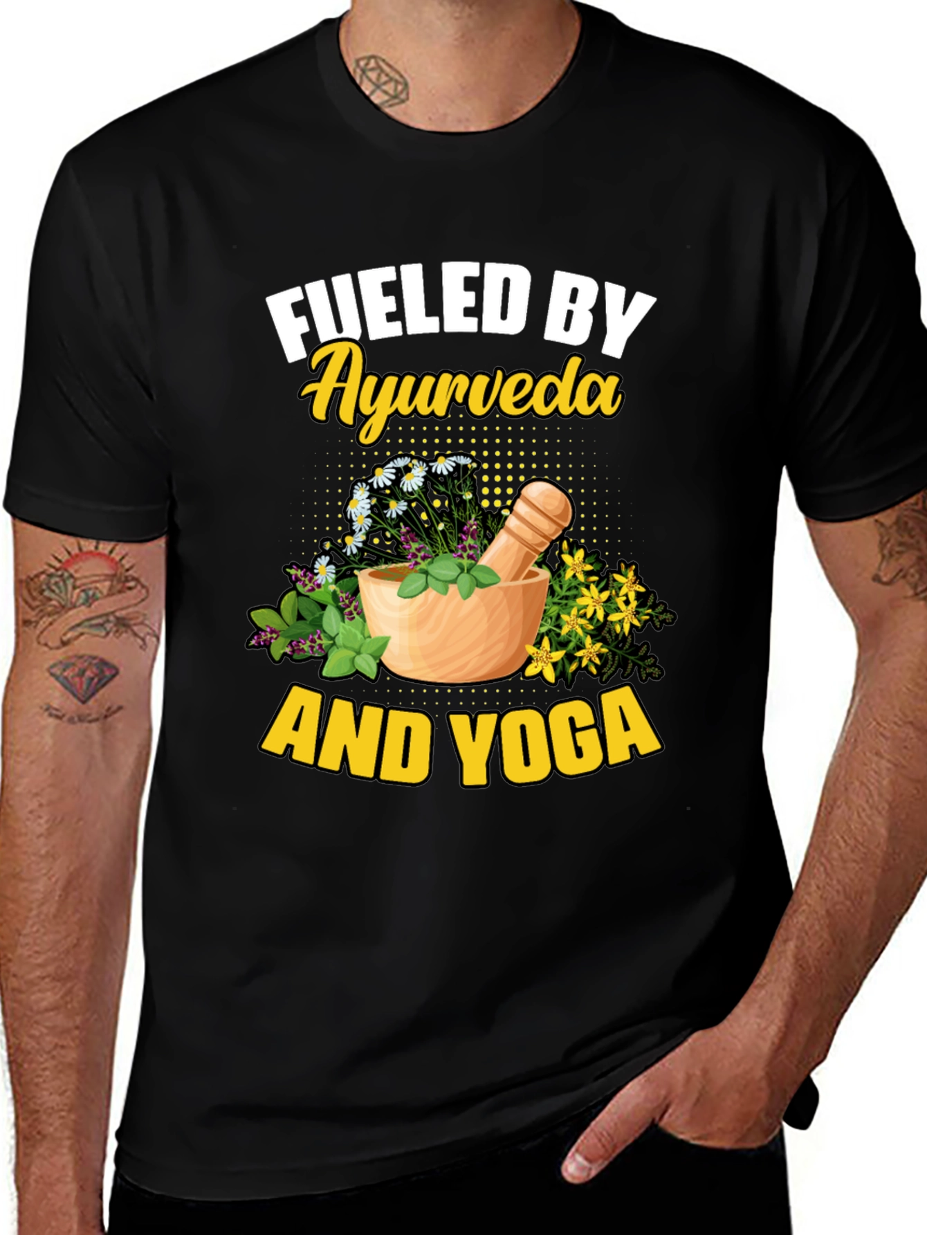 Fueled By Ayurveda and Yoga T-Shirt