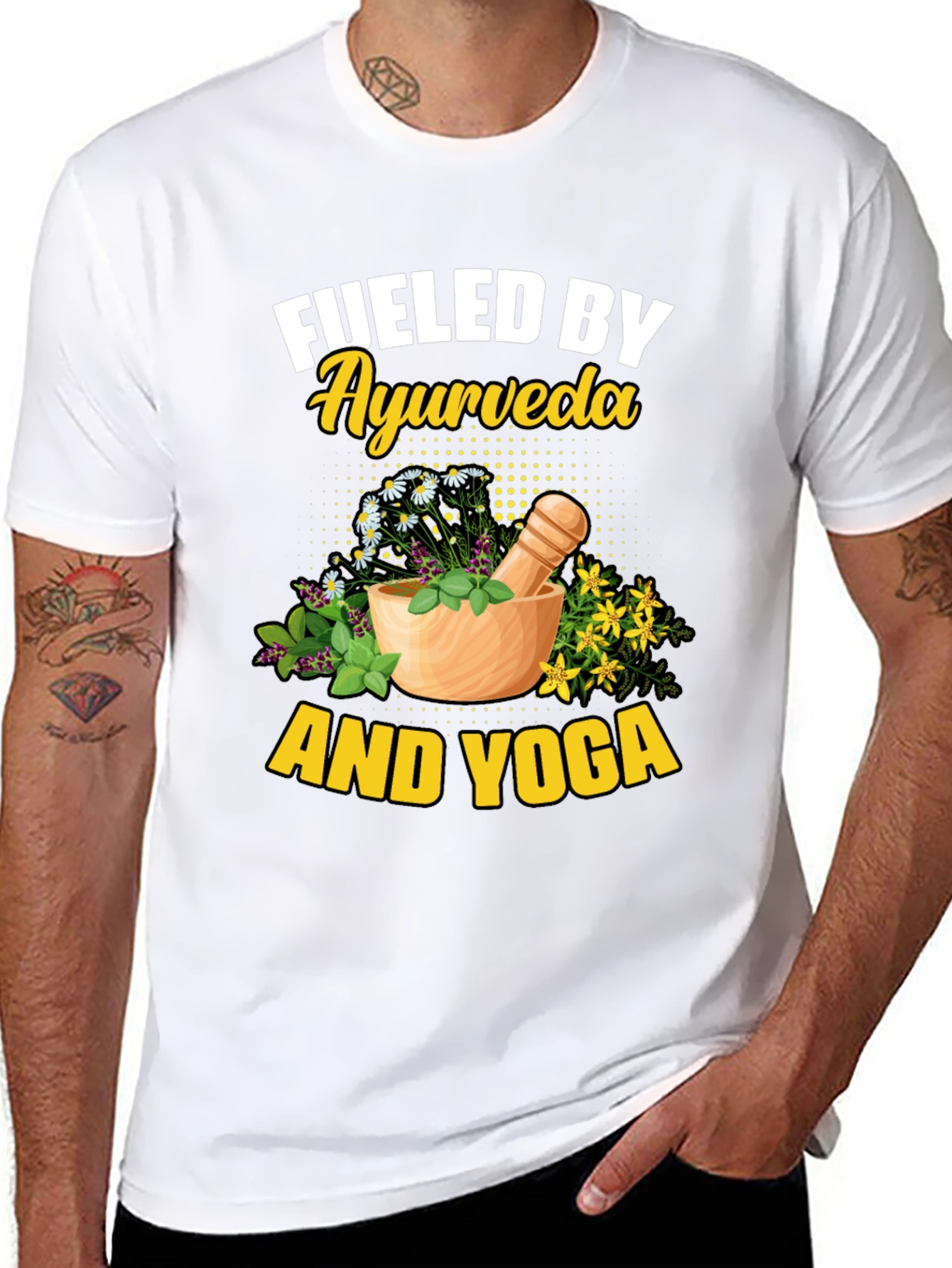 Fueled By Ayurveda and Yoga T-Shirt