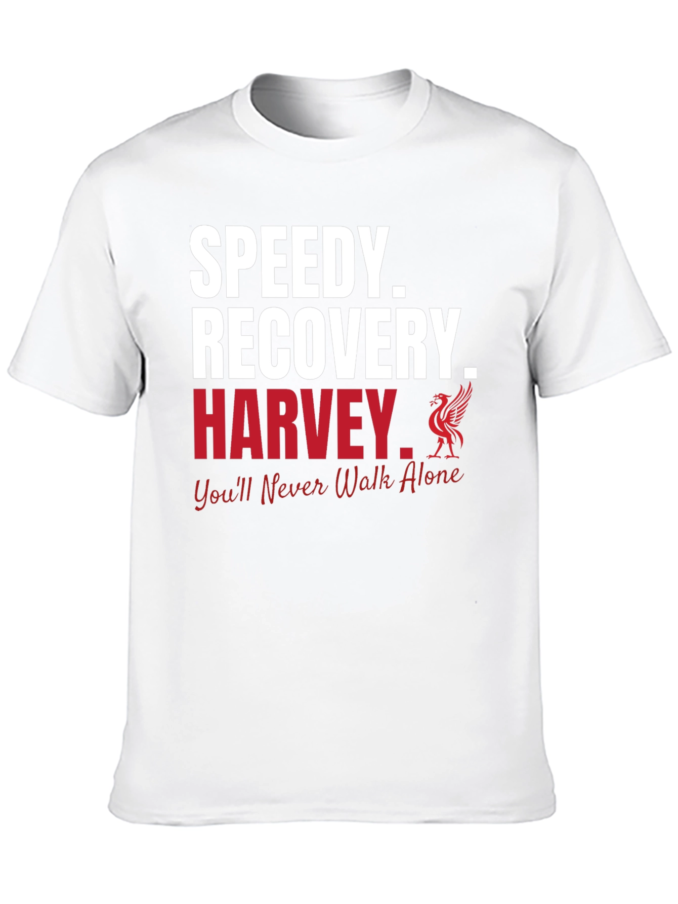 Speedy Recovery Harvey T-Shirt - Liverpool Fan Tribute