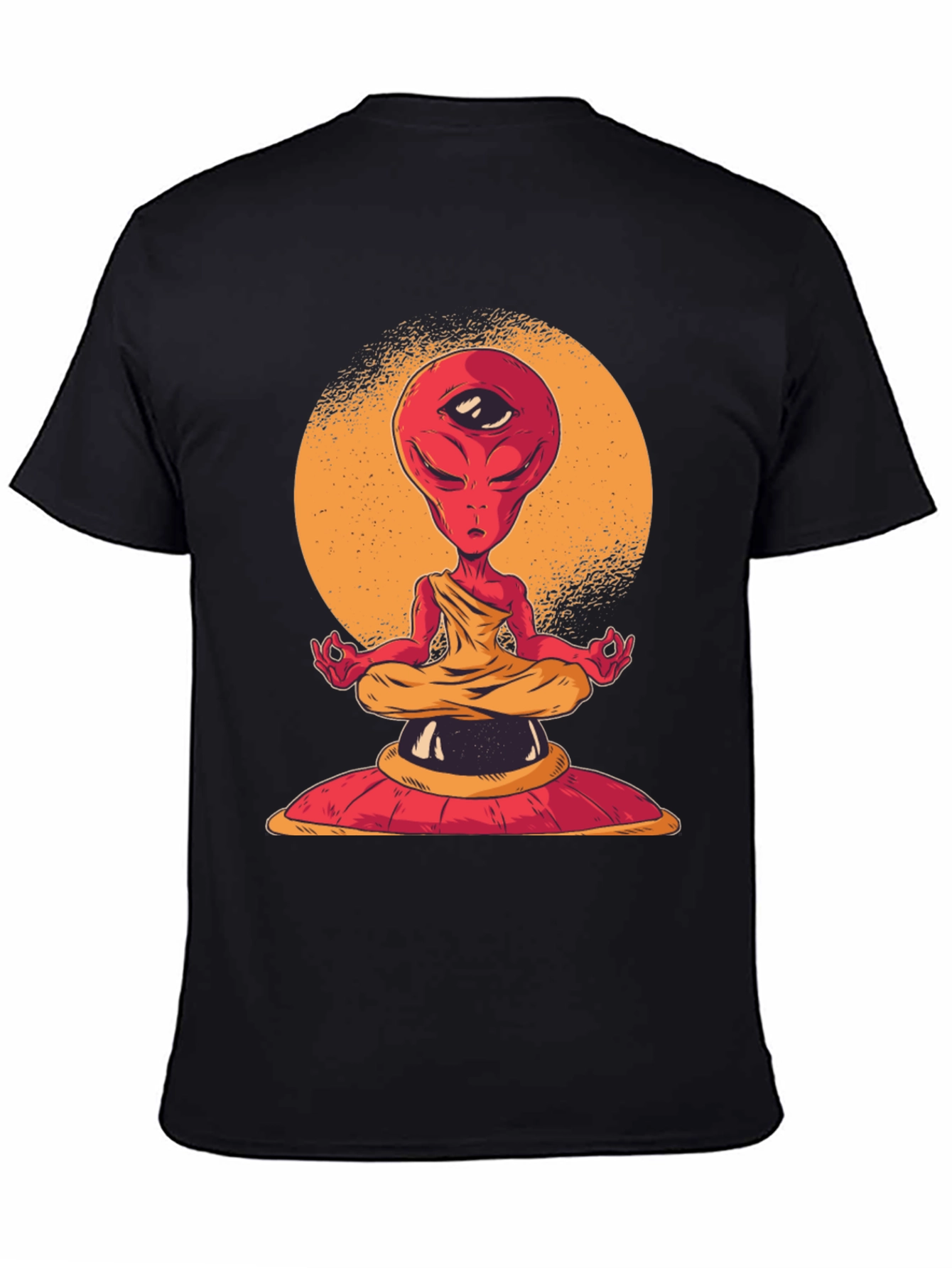 Meditating Alien T-Shirt - Third Eye Design