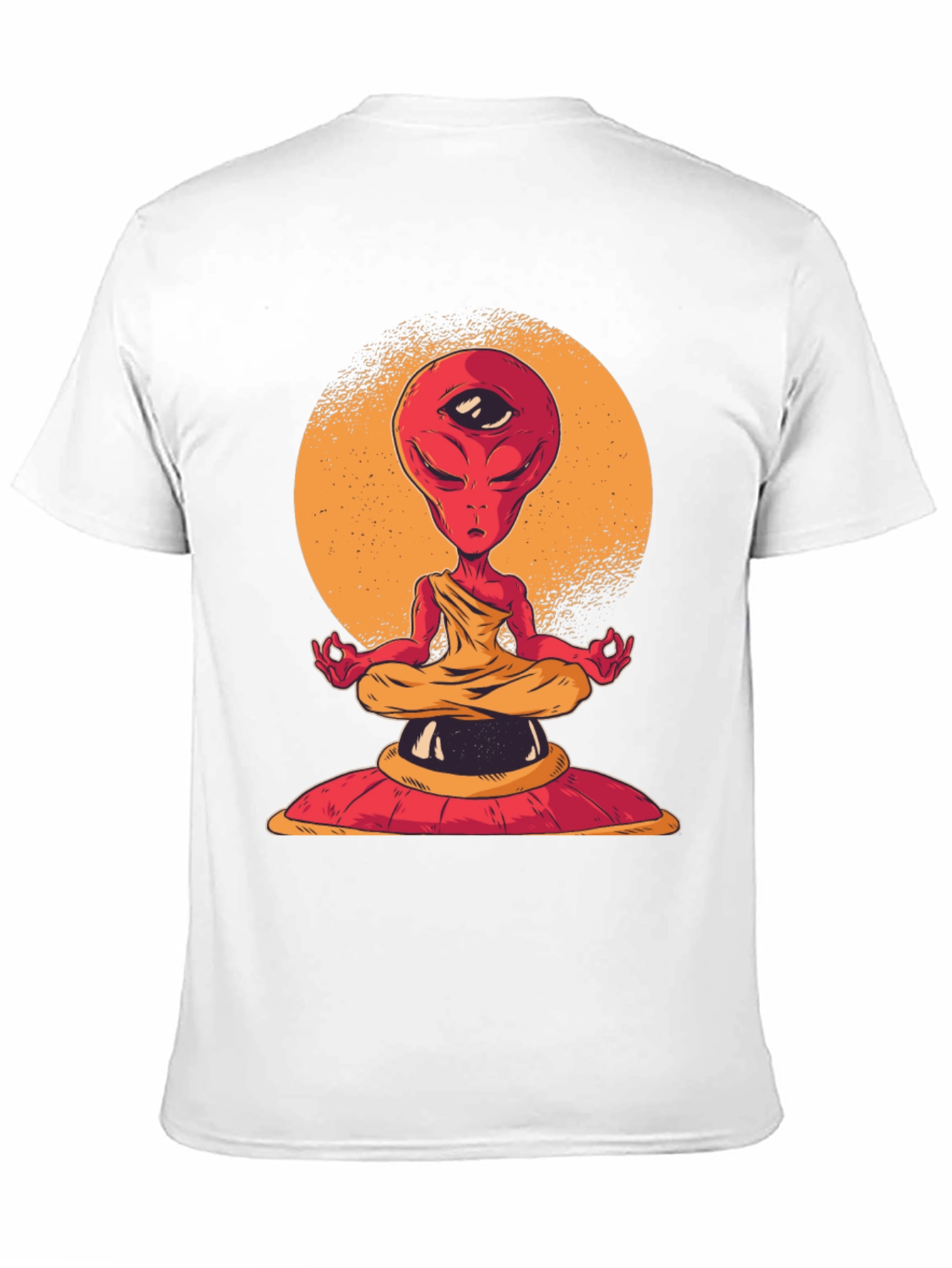 Meditating Alien T-Shirt - Third Eye Design