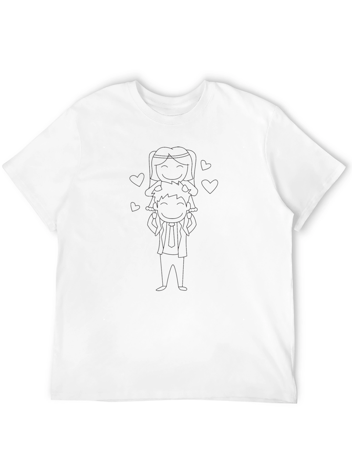 Simple Black Casual T-Shirt