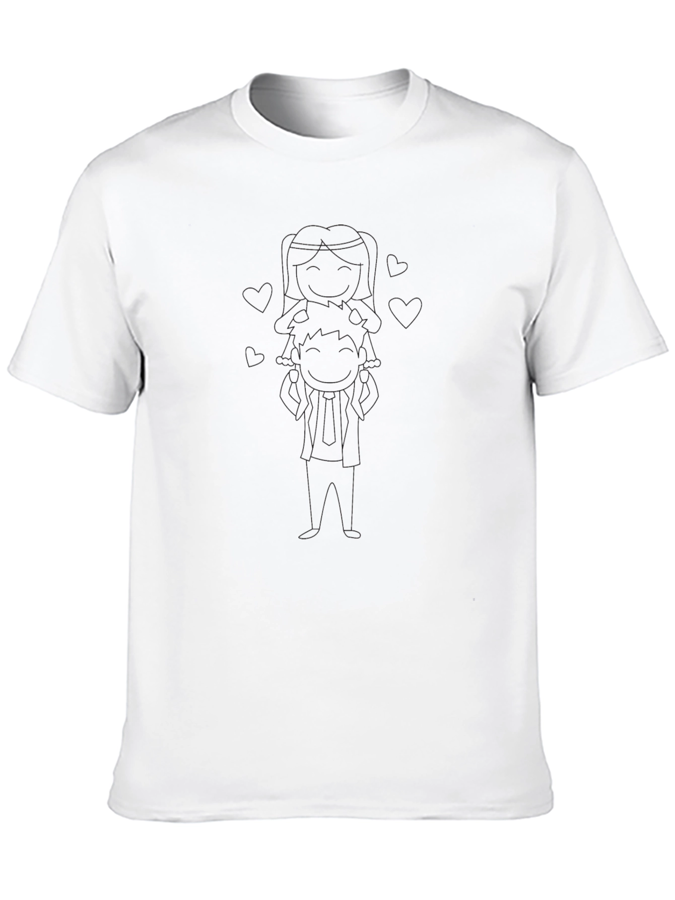 Simple Black Casual T-Shirt