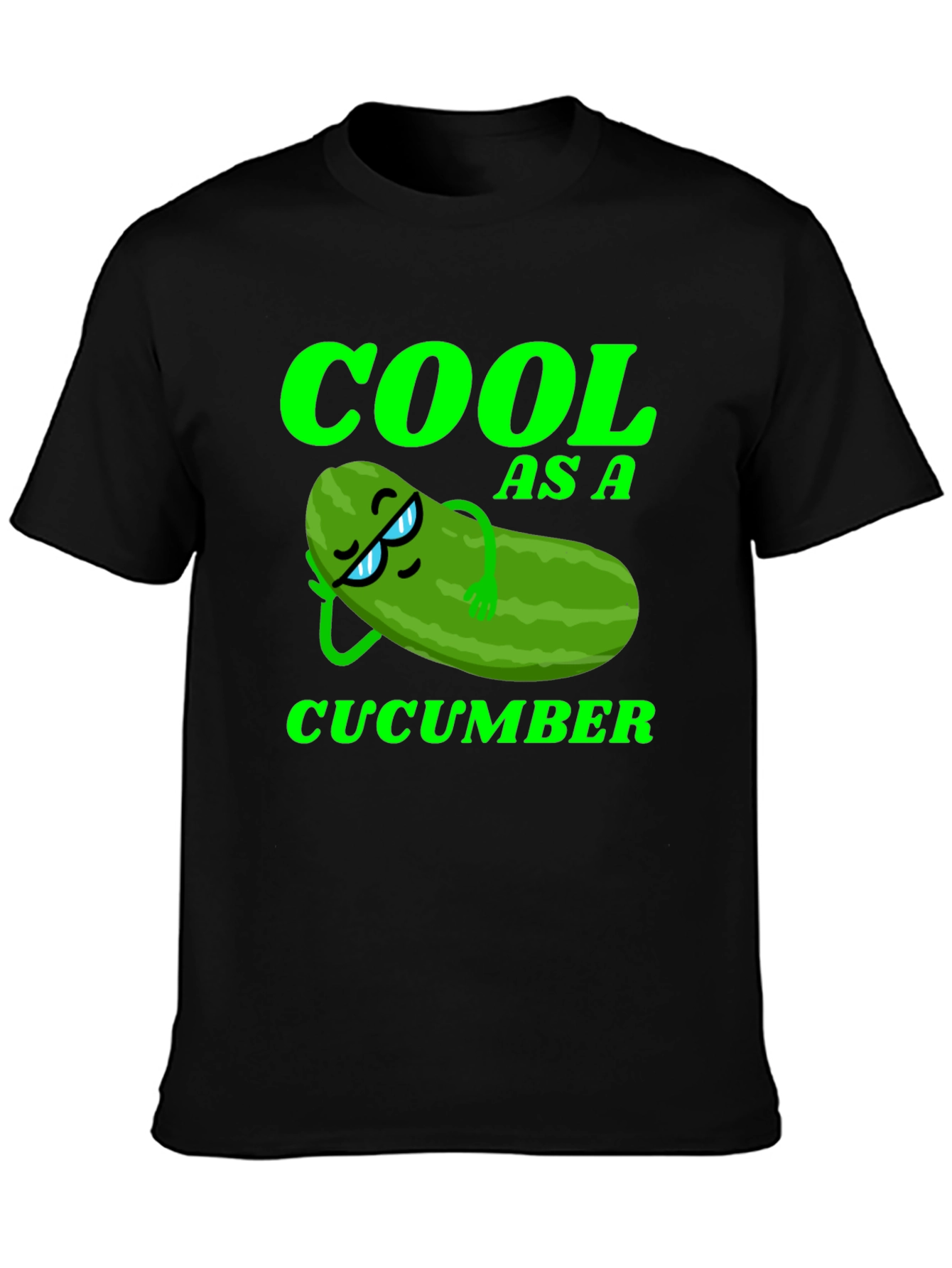 Cool As A Cucumber Graphic Tee - Relaxed Style