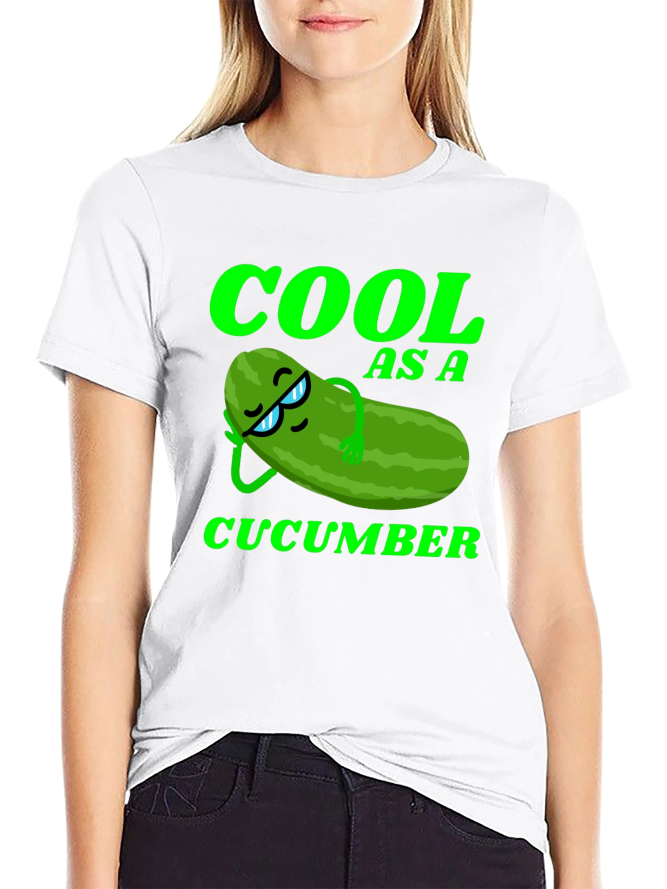 Cool As A Cucumber Graphic Tee - Relaxed Style