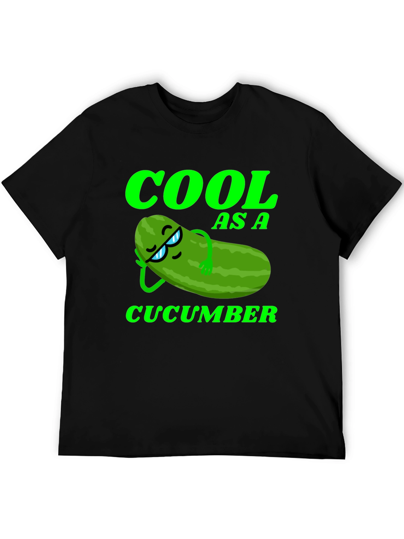 Cool As A Cucumber Graphic Tee - Relaxed Style