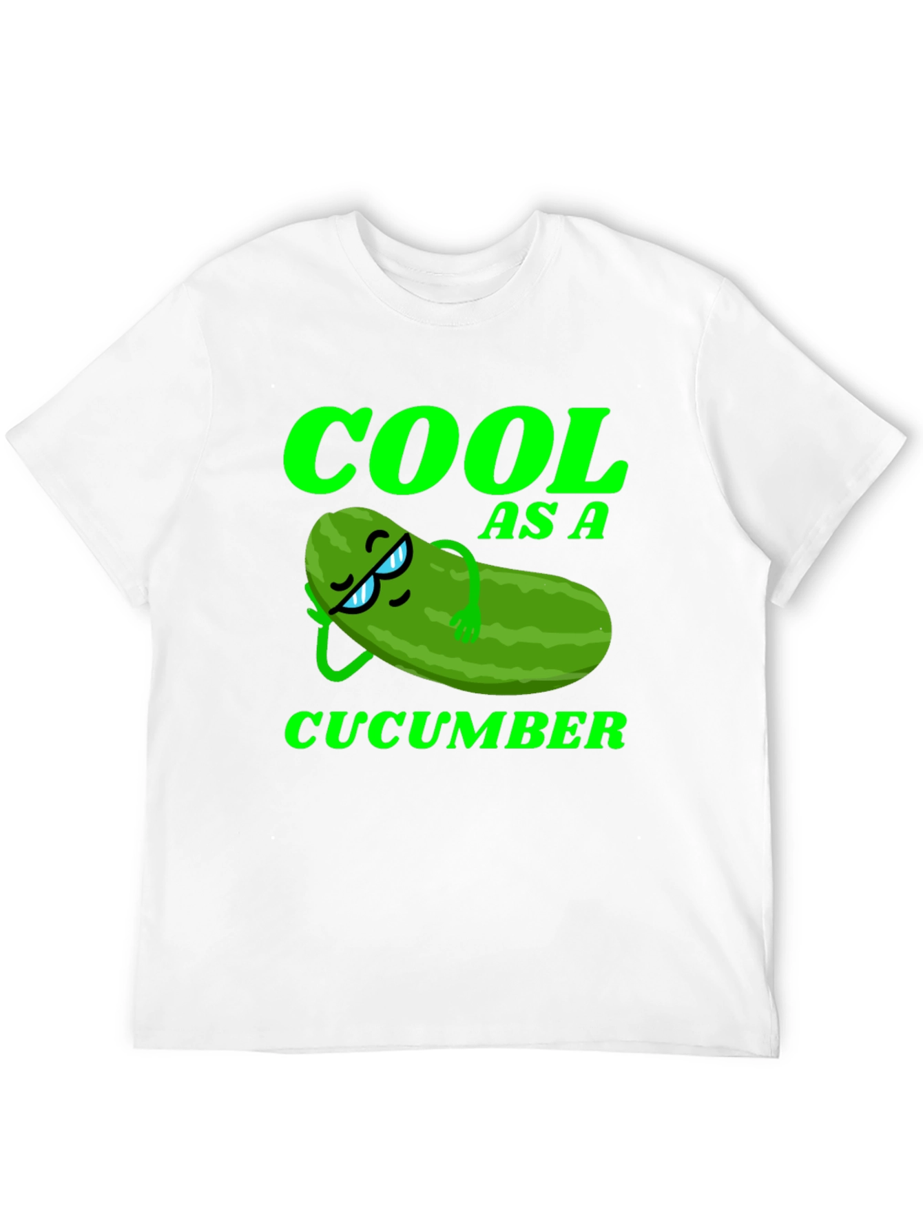 Cool As A Cucumber Graphic Tee - Relaxed Style