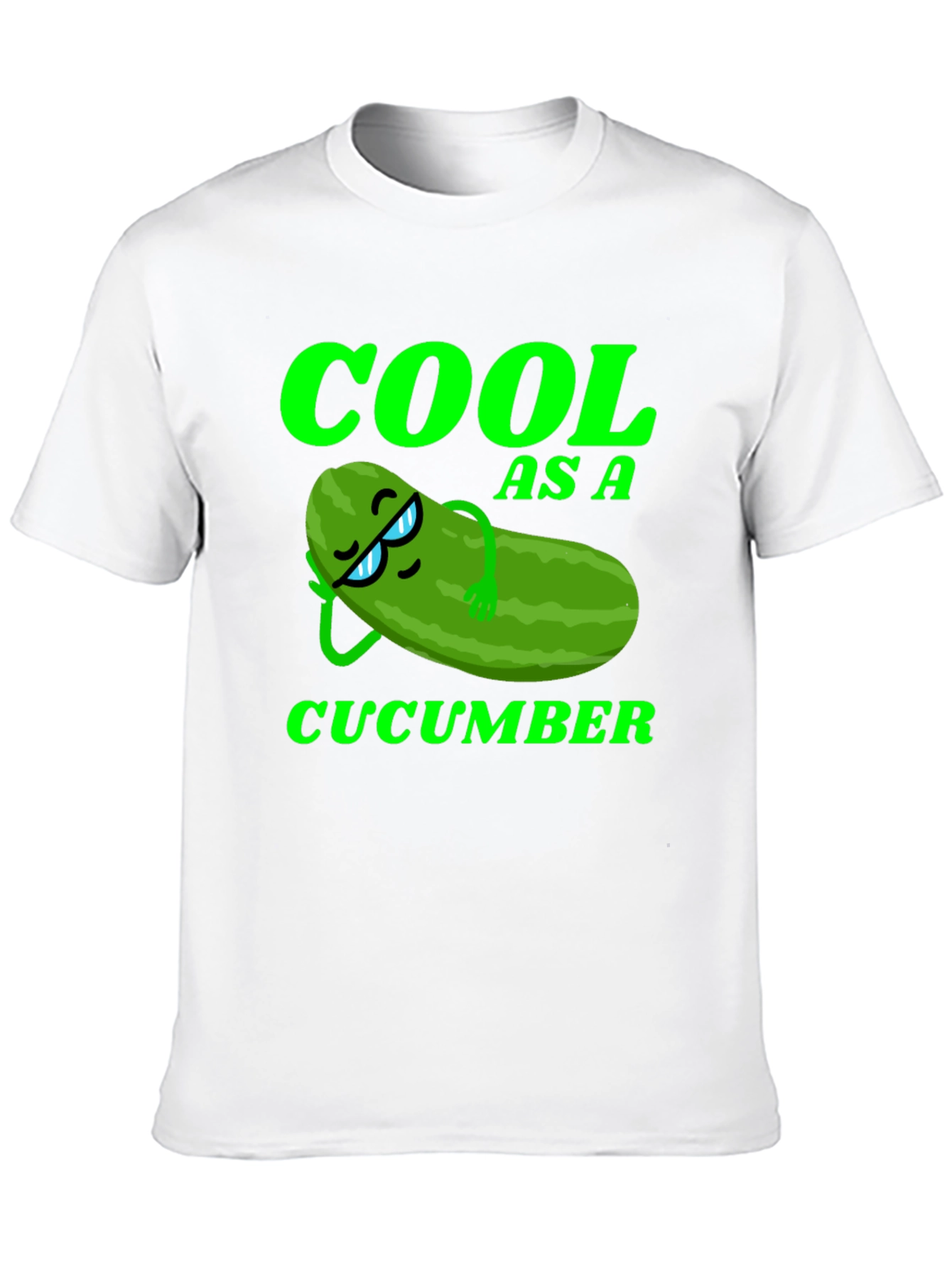 Cool As A Cucumber Graphic Tee - Relaxed Style