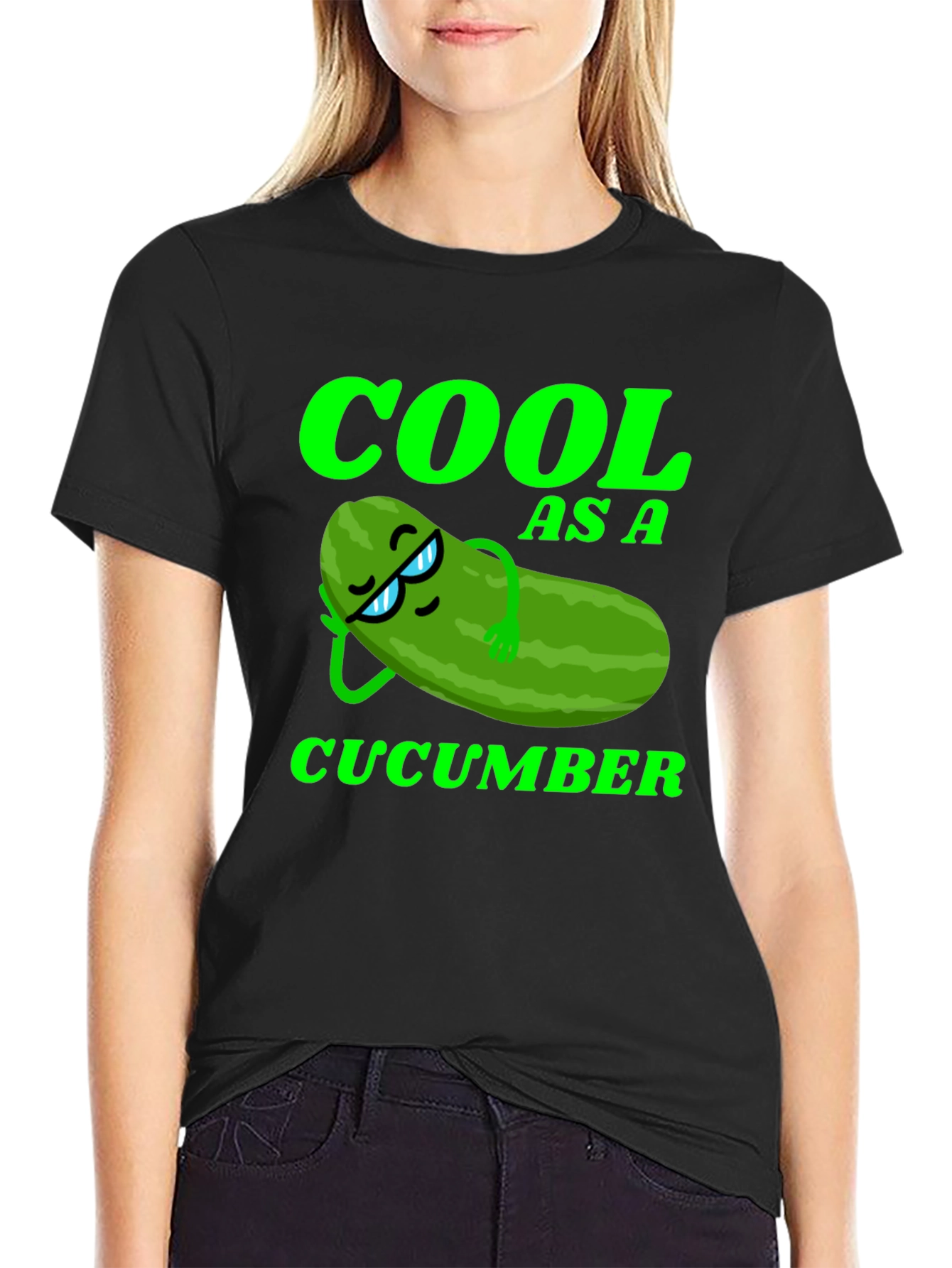Cool As A Cucumber Graphic Tee - Relaxed Style