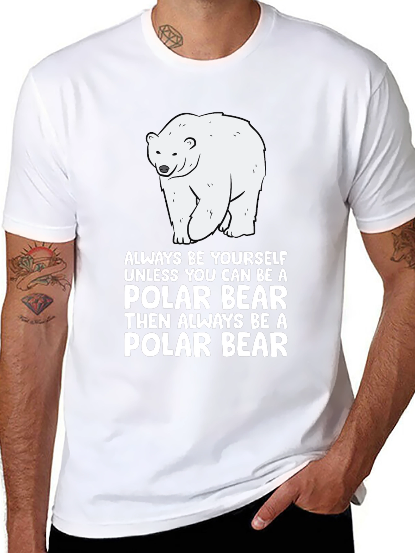 Polar Bear T-Shirt - Always Be Yourself