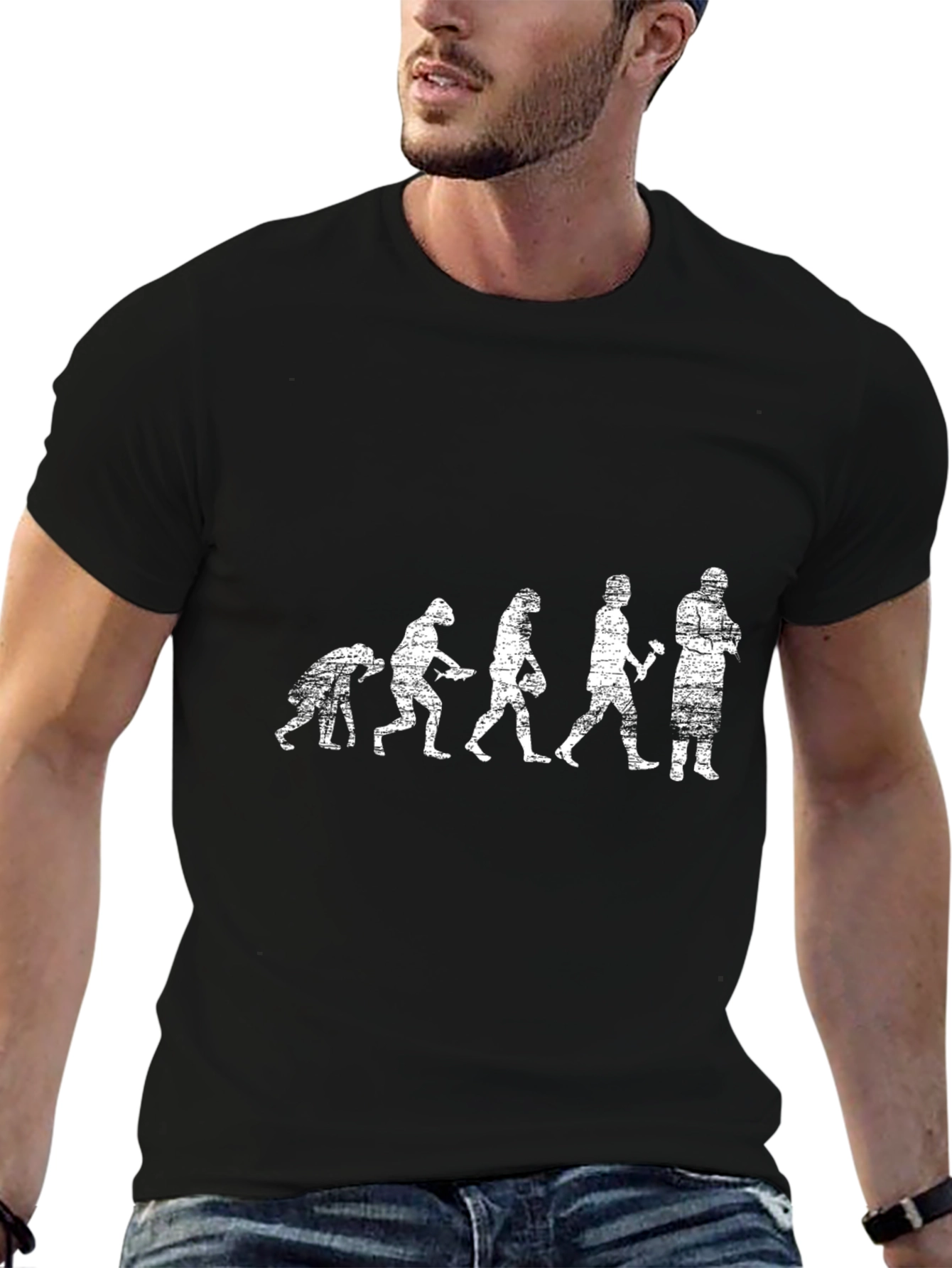 Evolution of a Welder T-Shirt - Black