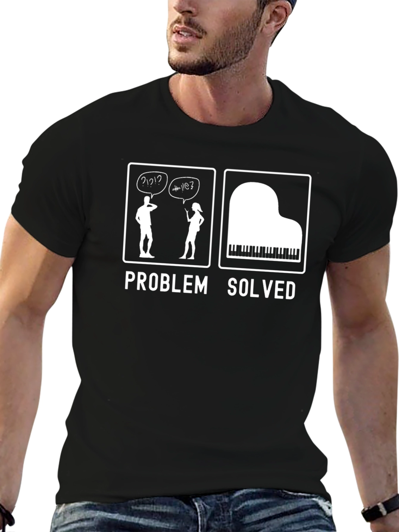 Problem Solved Piano T-Shirt