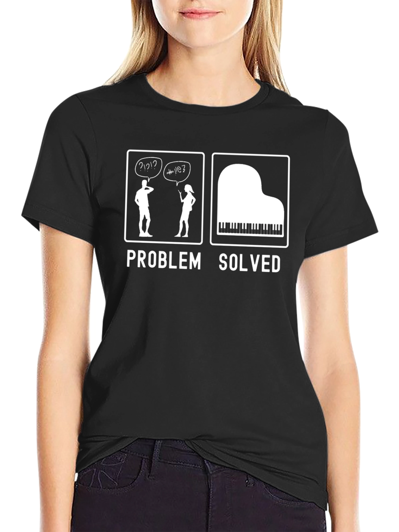 Problem Solved Piano T-Shirt