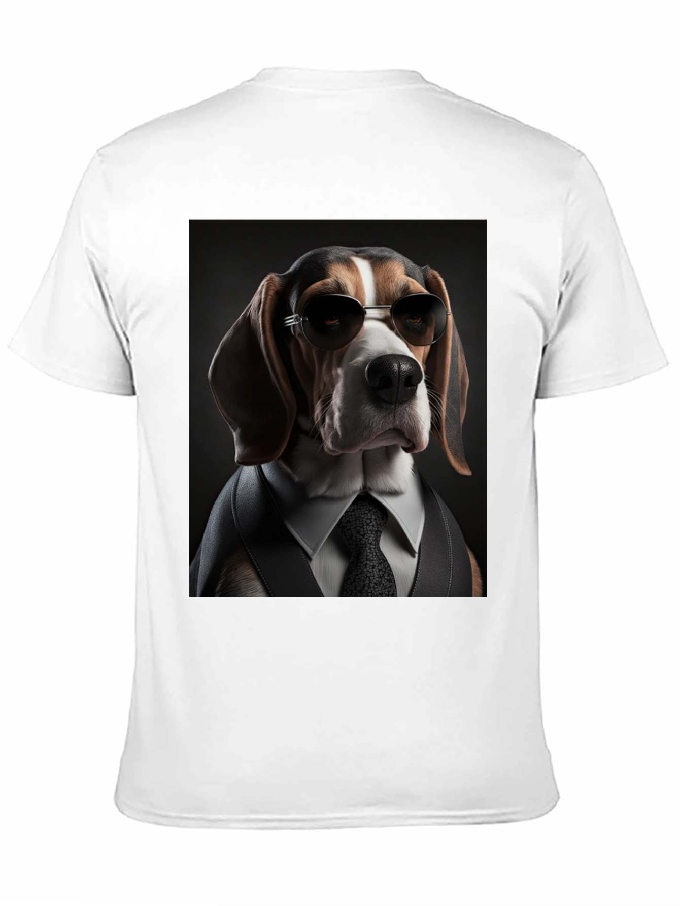 Dogfather T-Shirt: Beagle in Suit & Shades