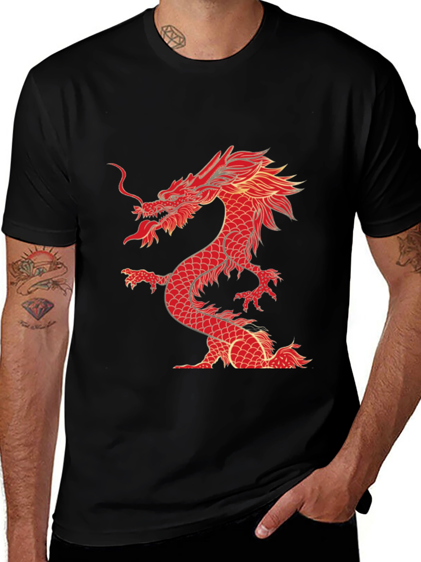 Dragon Graphic T-Shirt - Stylish Streetwear