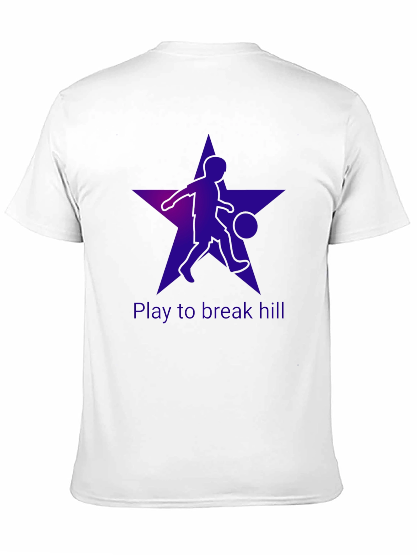 Play to Break Hill Black Graphic Tee