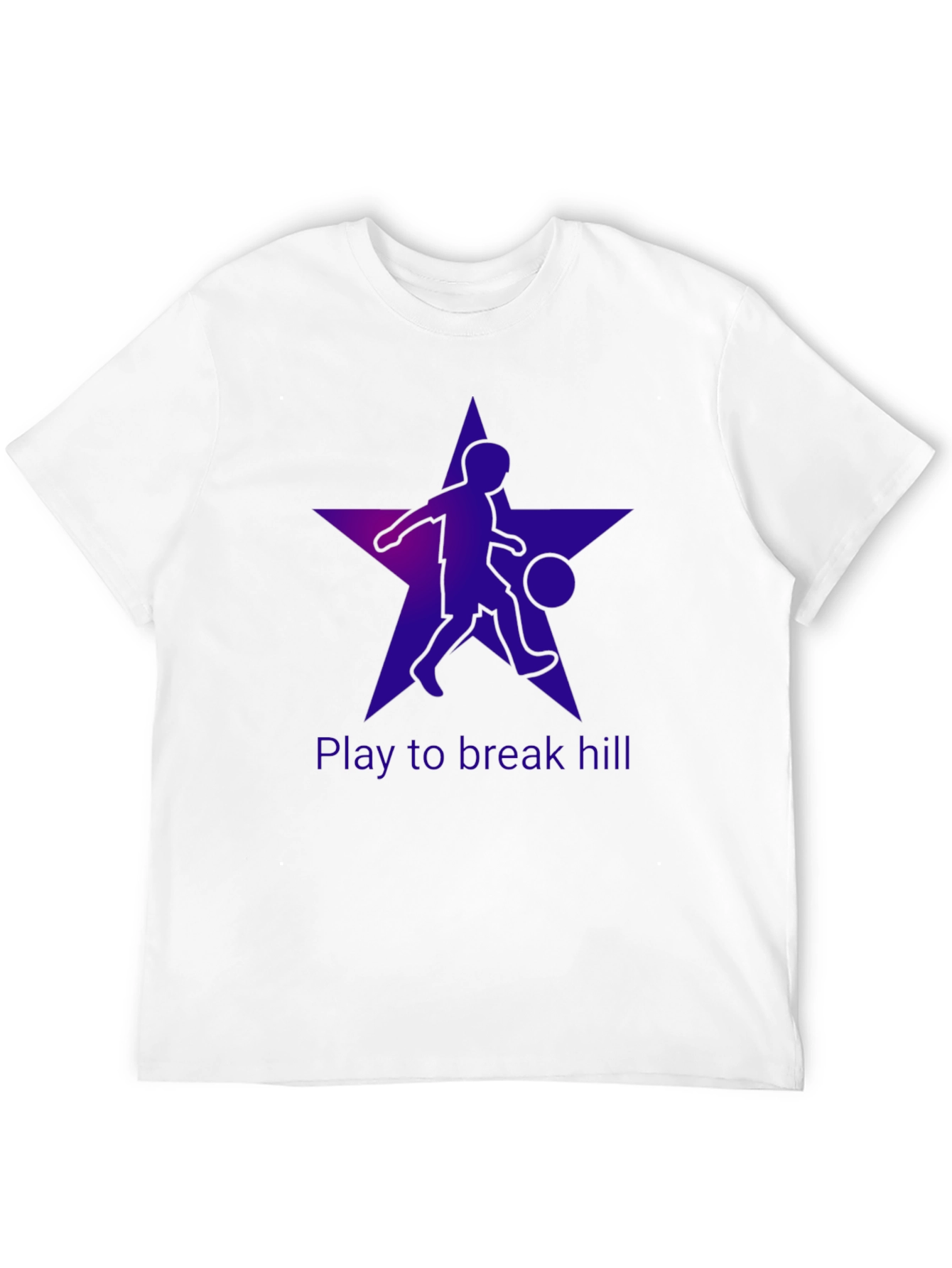 Play to Break Hill Black Graphic Tee