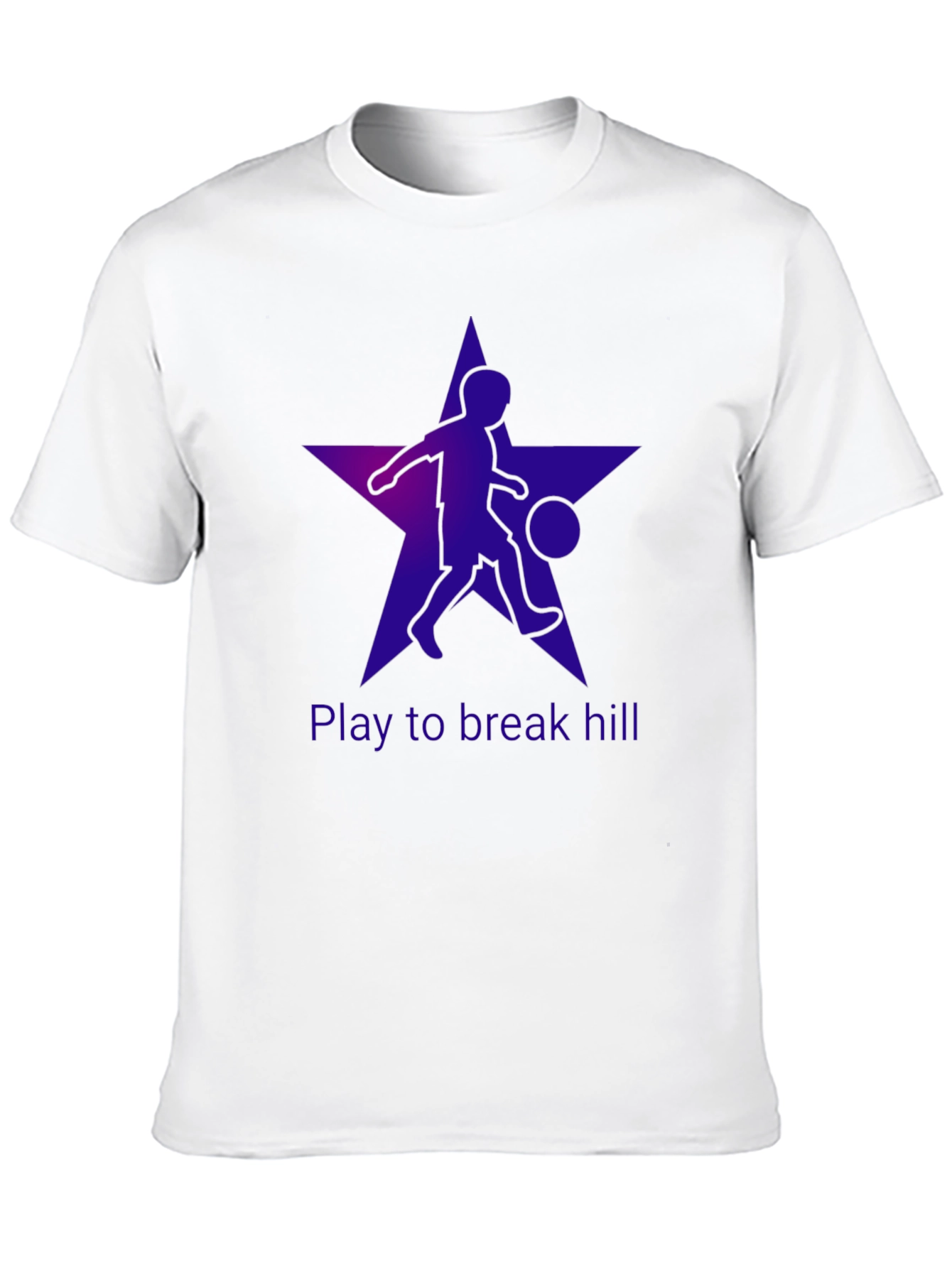 Play to Break Hill Black Graphic Tee