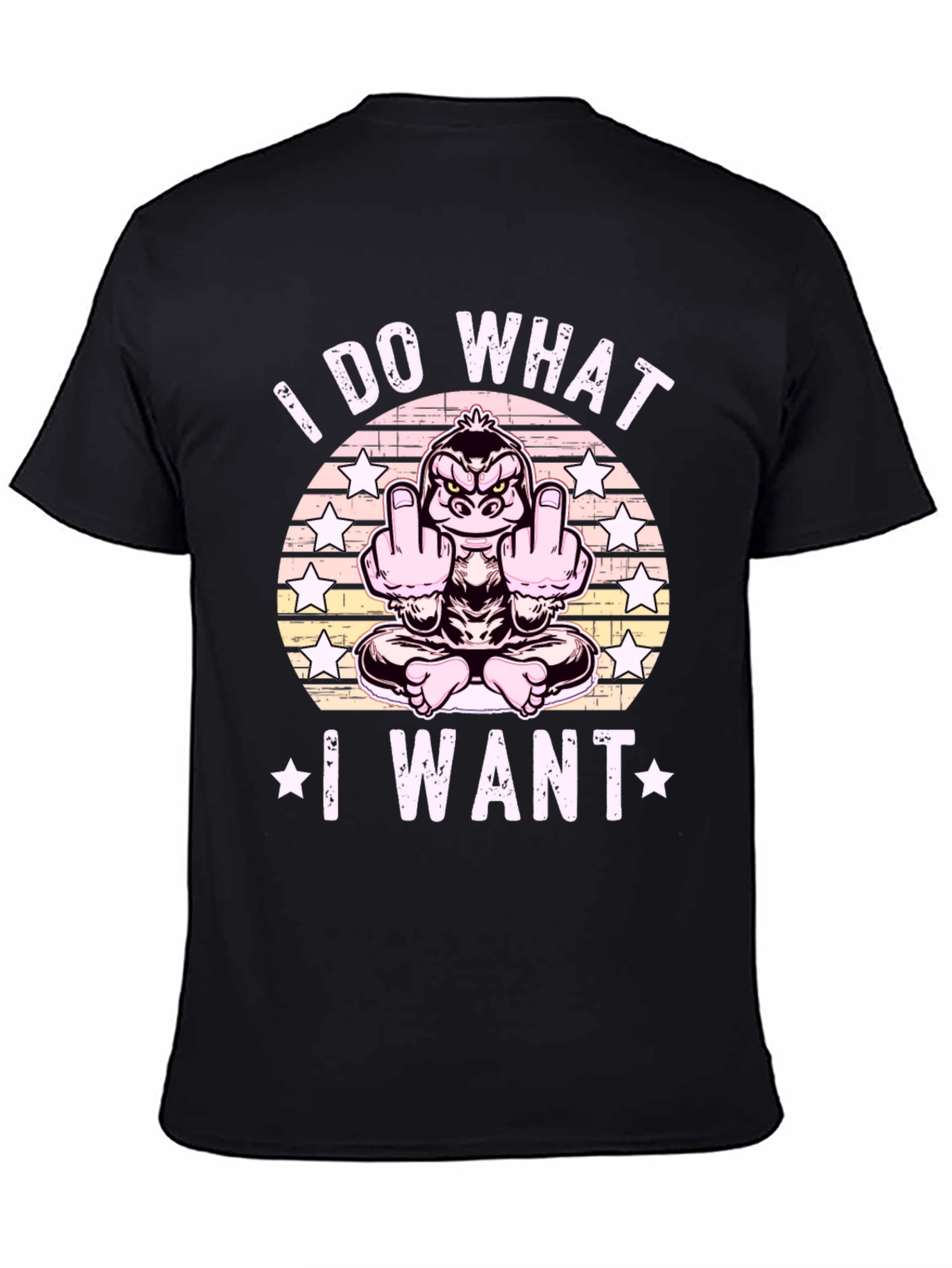 I Do What I Want Funny Gorilla T-Shirt