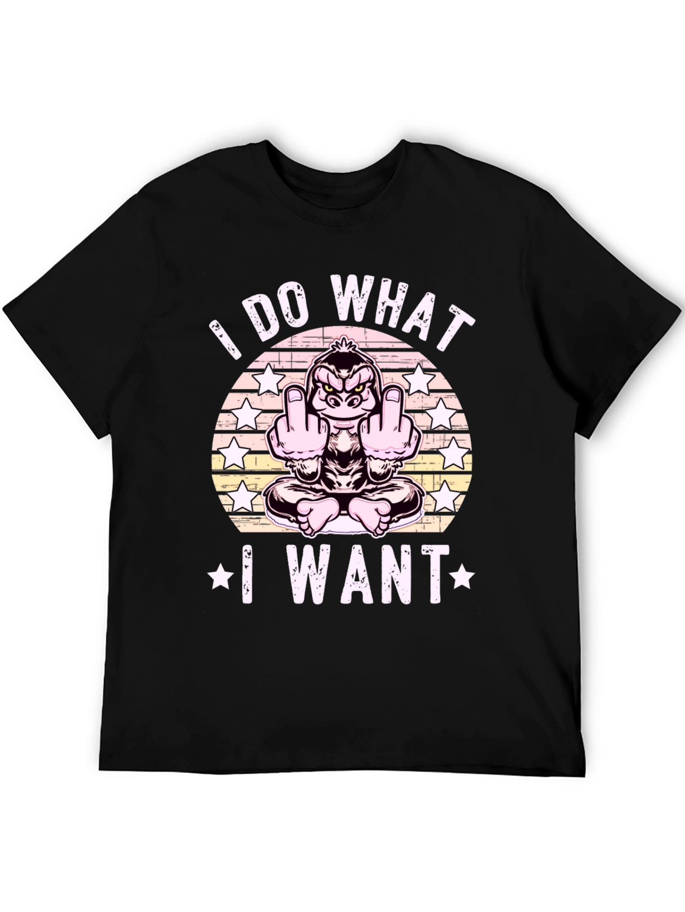 I Do What I Want Funny Gorilla T-Shirt
