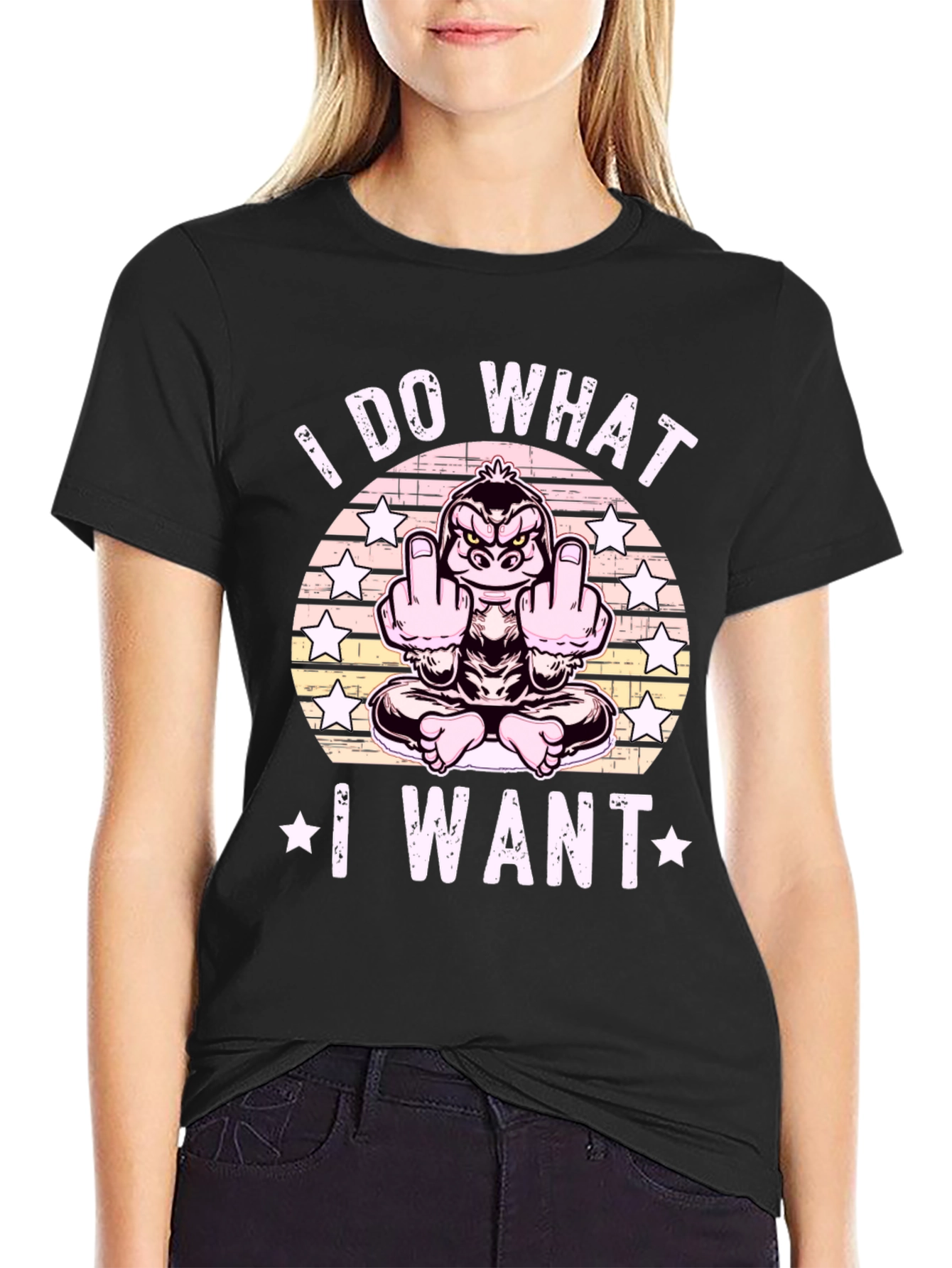 I Do What I Want Funny Gorilla T-Shirt