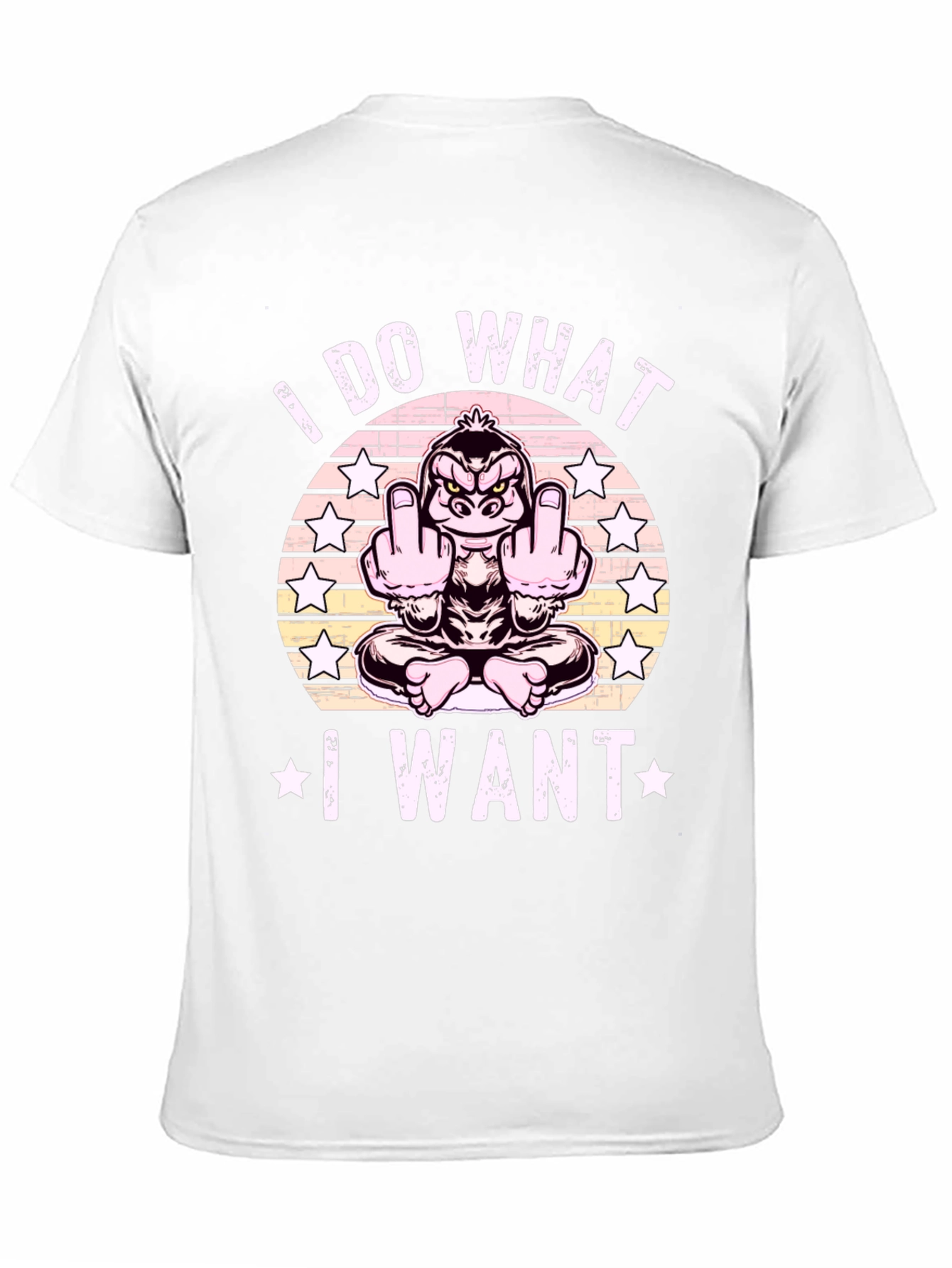 I Do What I Want Funny Gorilla T-Shirt