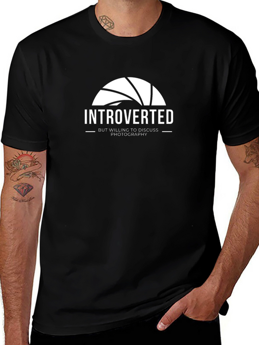 Introverted Photography Lovers Graphic Tee