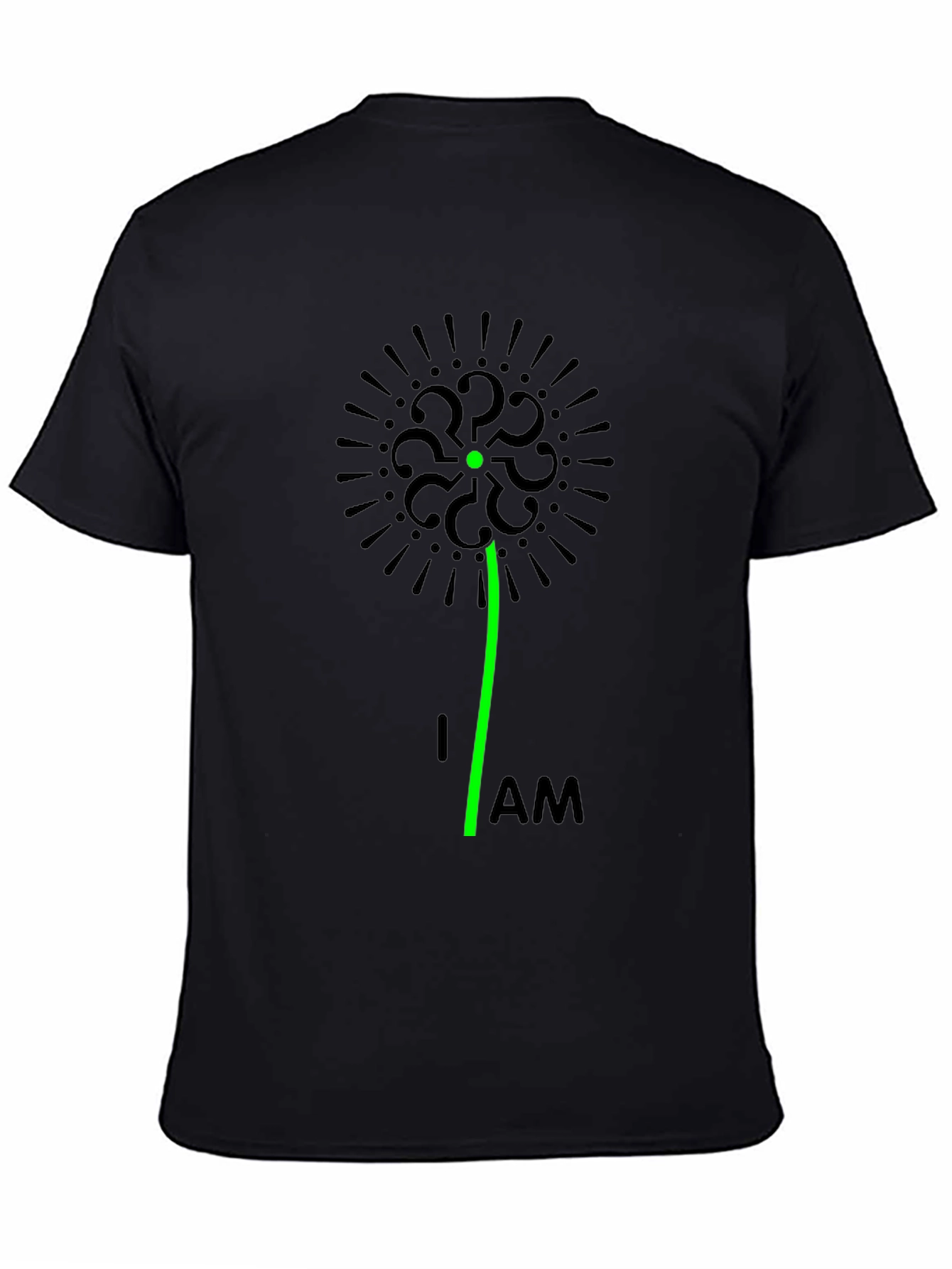 Question Everything Black T-Shirt - Unique Graphic Tee