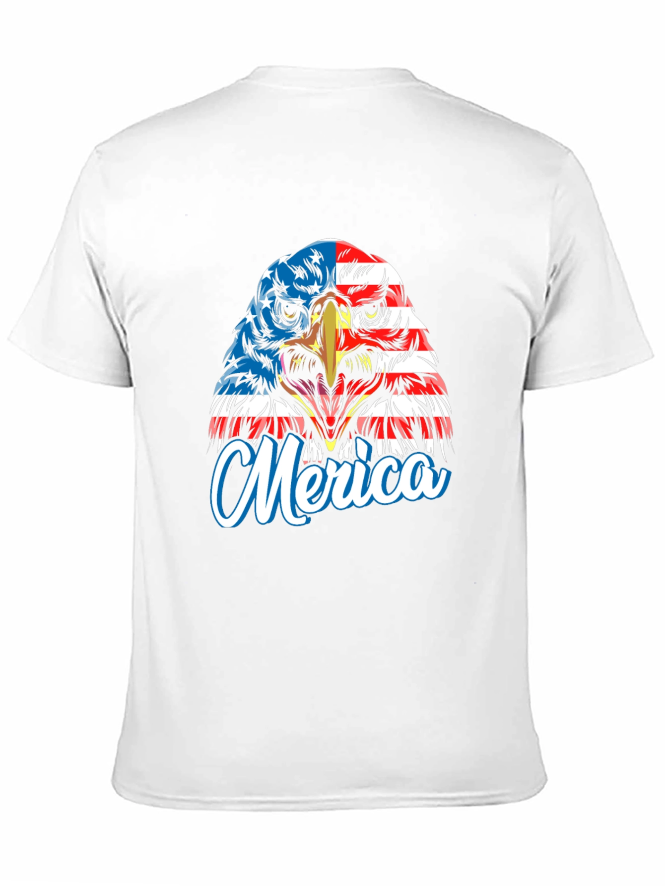 Patriotic Eagle Merica T-Shirt - Black
