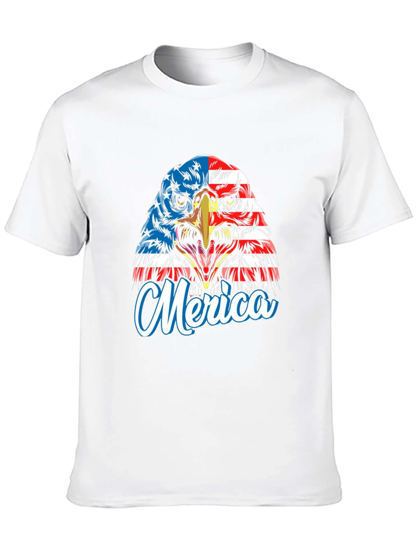 Patriotic Eagle Merica T-Shirt - Black