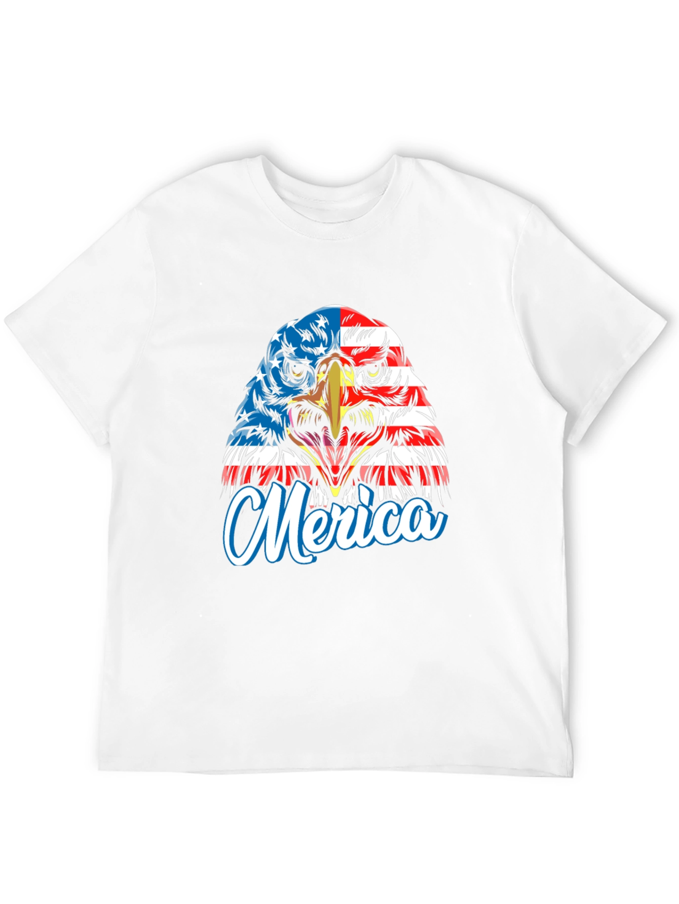 Patriotic Eagle Merica T-Shirt - Black