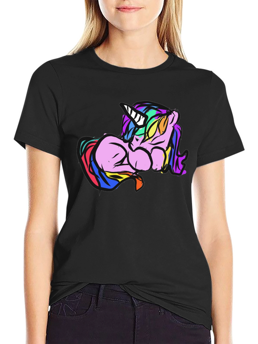 Unicorn Graphic T-Shirt - Quirky Colorful Tee