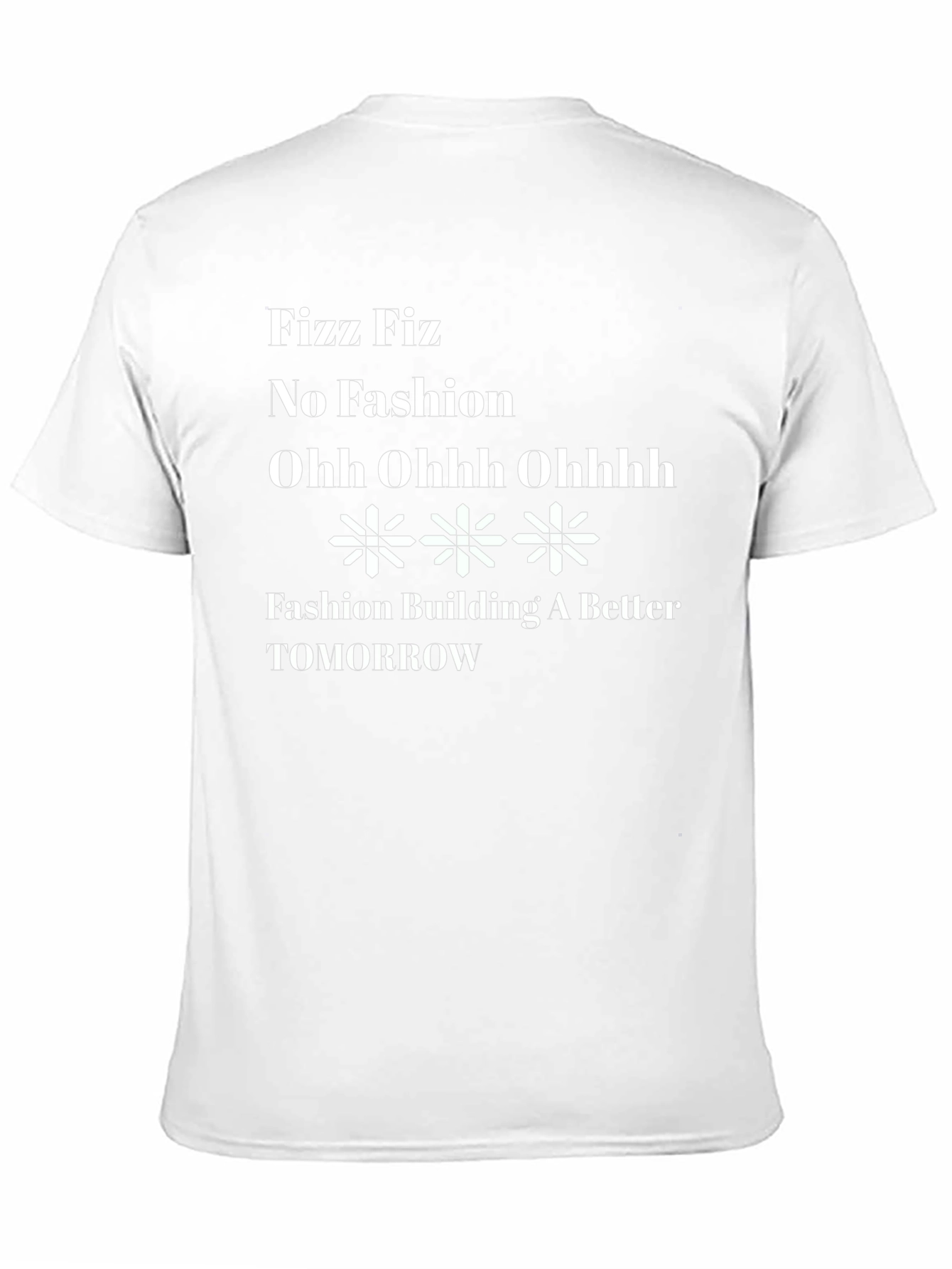 Fizz Fiz No Fashion Black T-Shirt