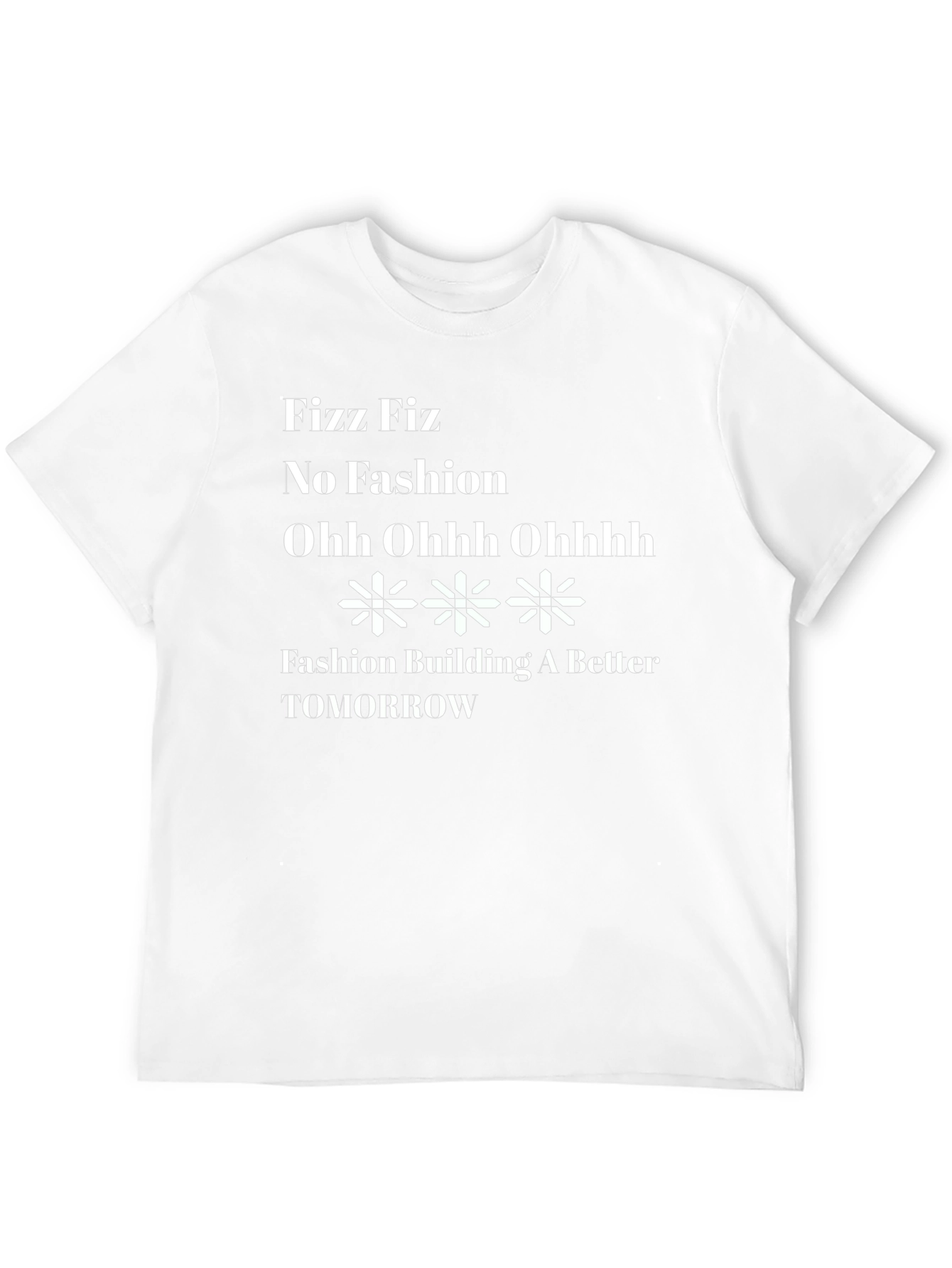 Fizz Fiz No Fashion Black T-Shirt