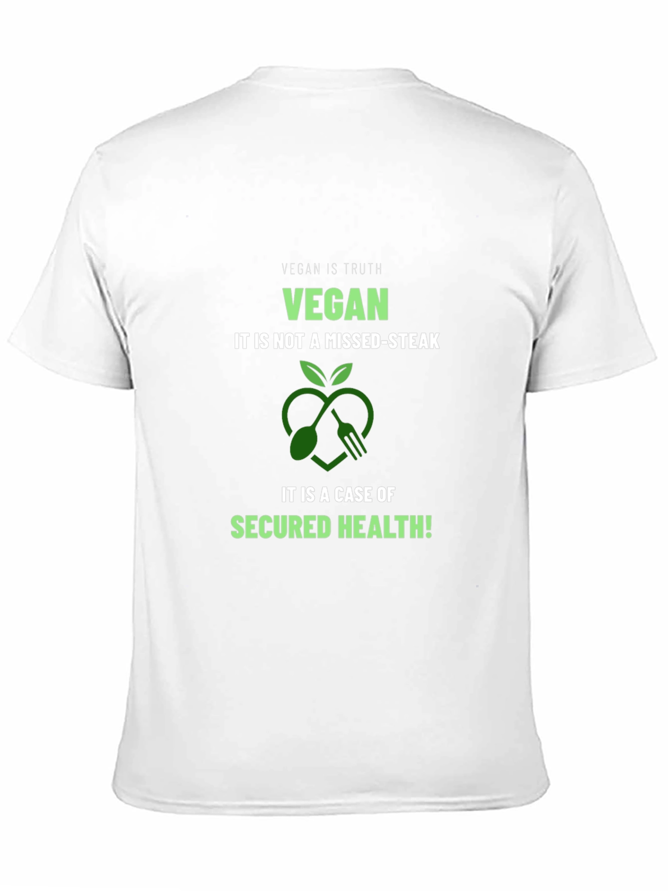 Vegan Truth T-Shirt: Secured Health Tee