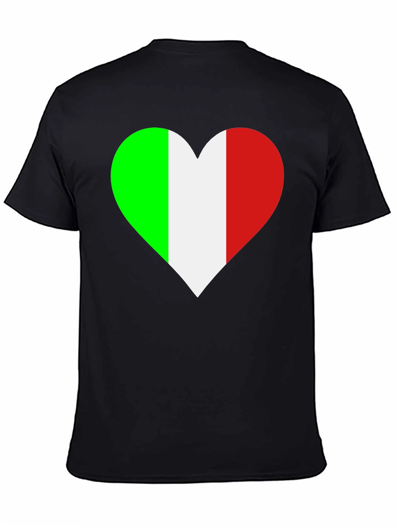Italian Flag Heart T-Shirt
