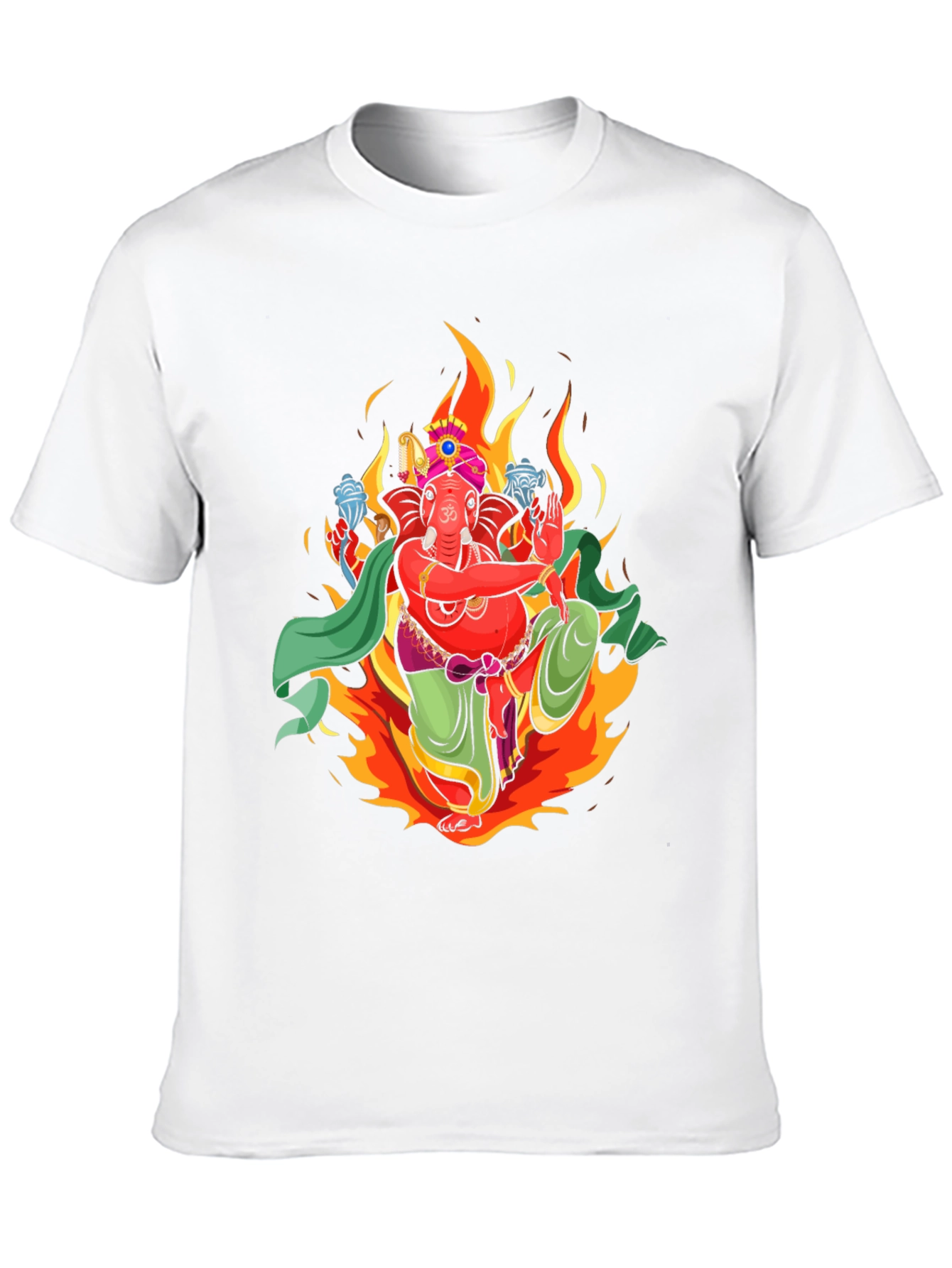 Ganesh Graphic Tee - Premium Black Cotton T-Shirt