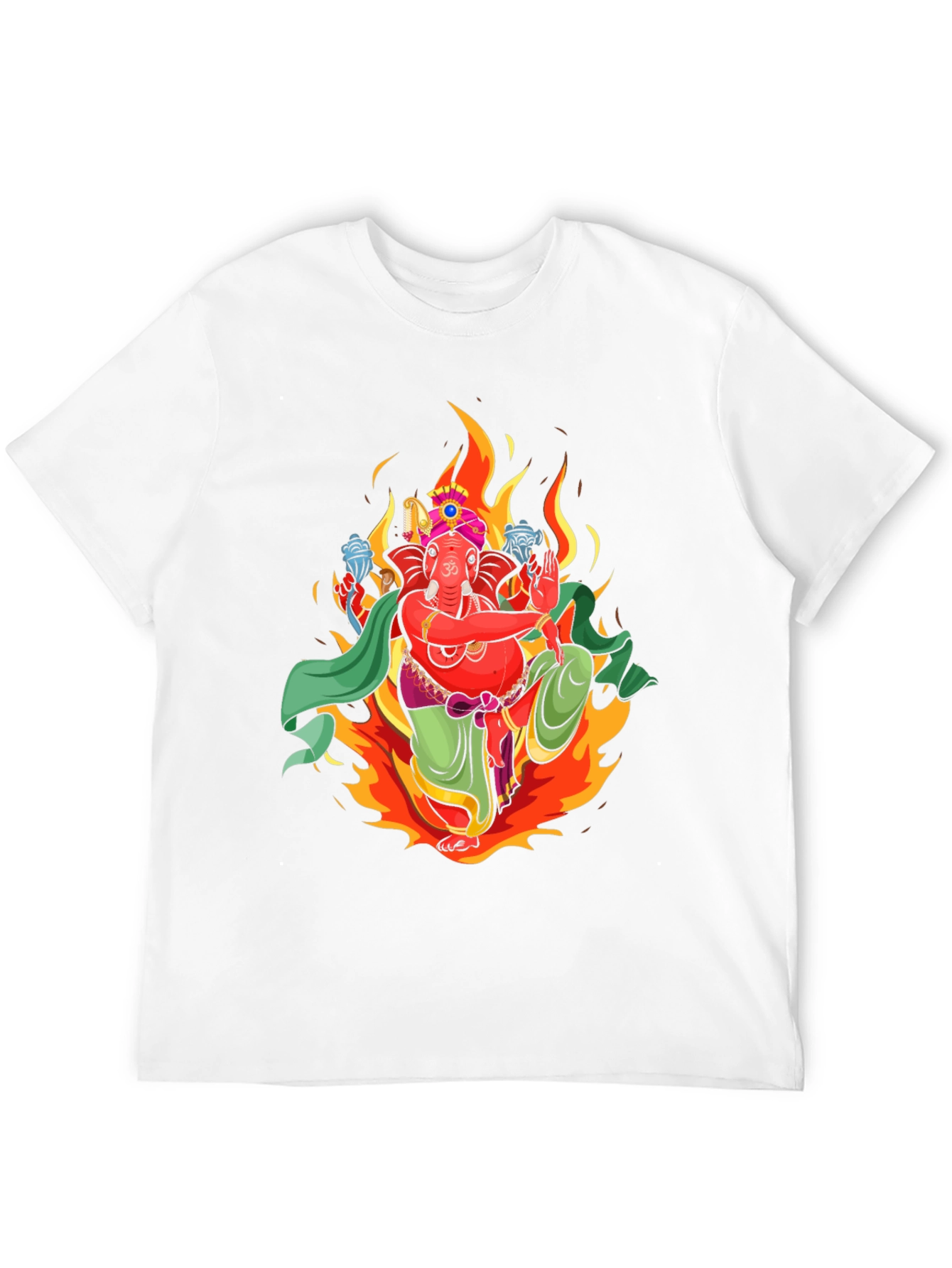 Ganesh Graphic Tee - Premium Black Cotton T-Shirt