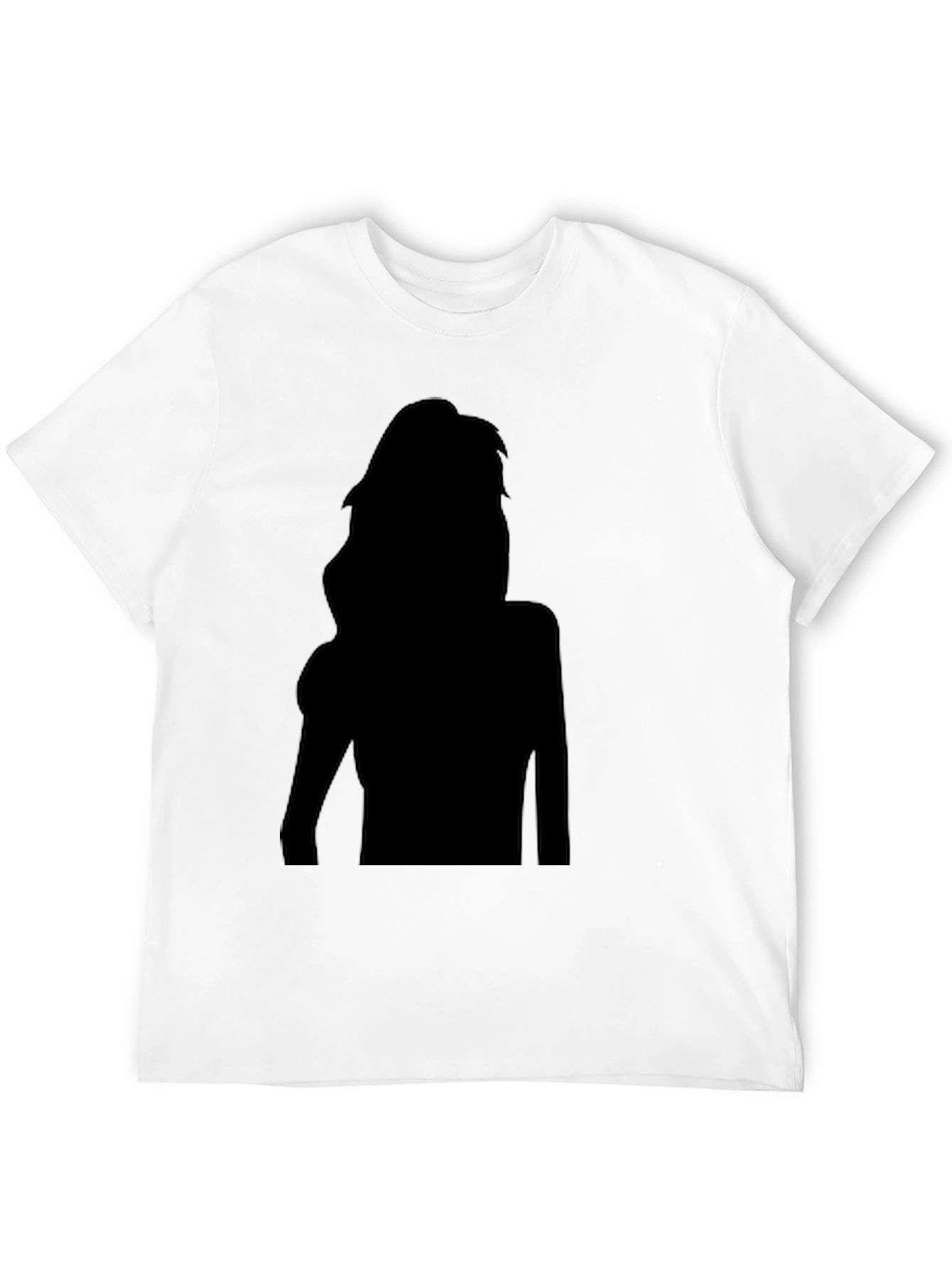 Silhouette Graphic Black T-Shirt for Men