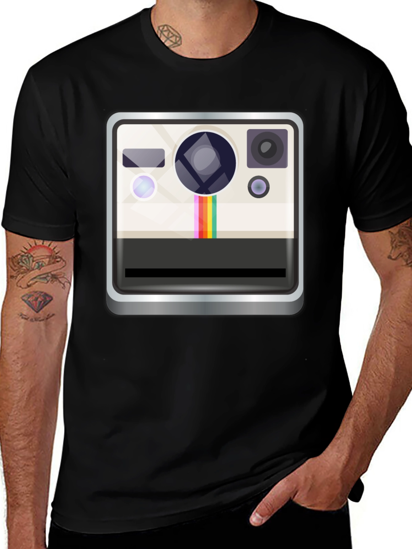 Retro Camera Graphic T-Shirt - Stylish Unisex Tee