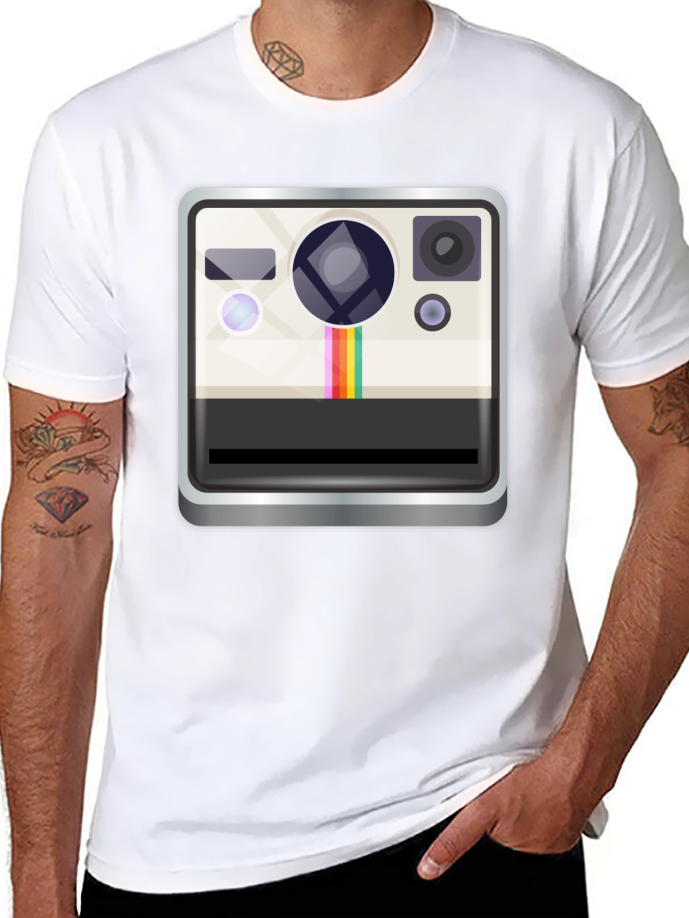 Retro Camera Graphic T-Shirt - Stylish Unisex Tee