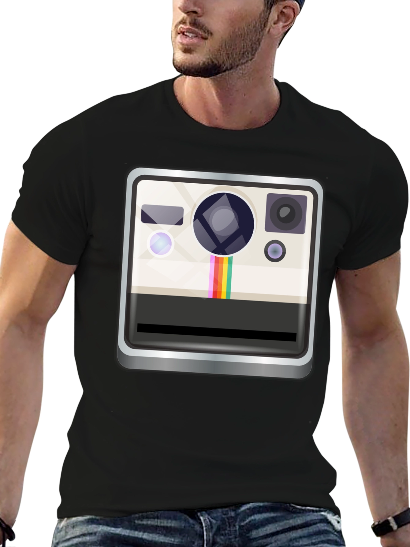 Retro Camera Graphic T-Shirt - Stylish Unisex Tee