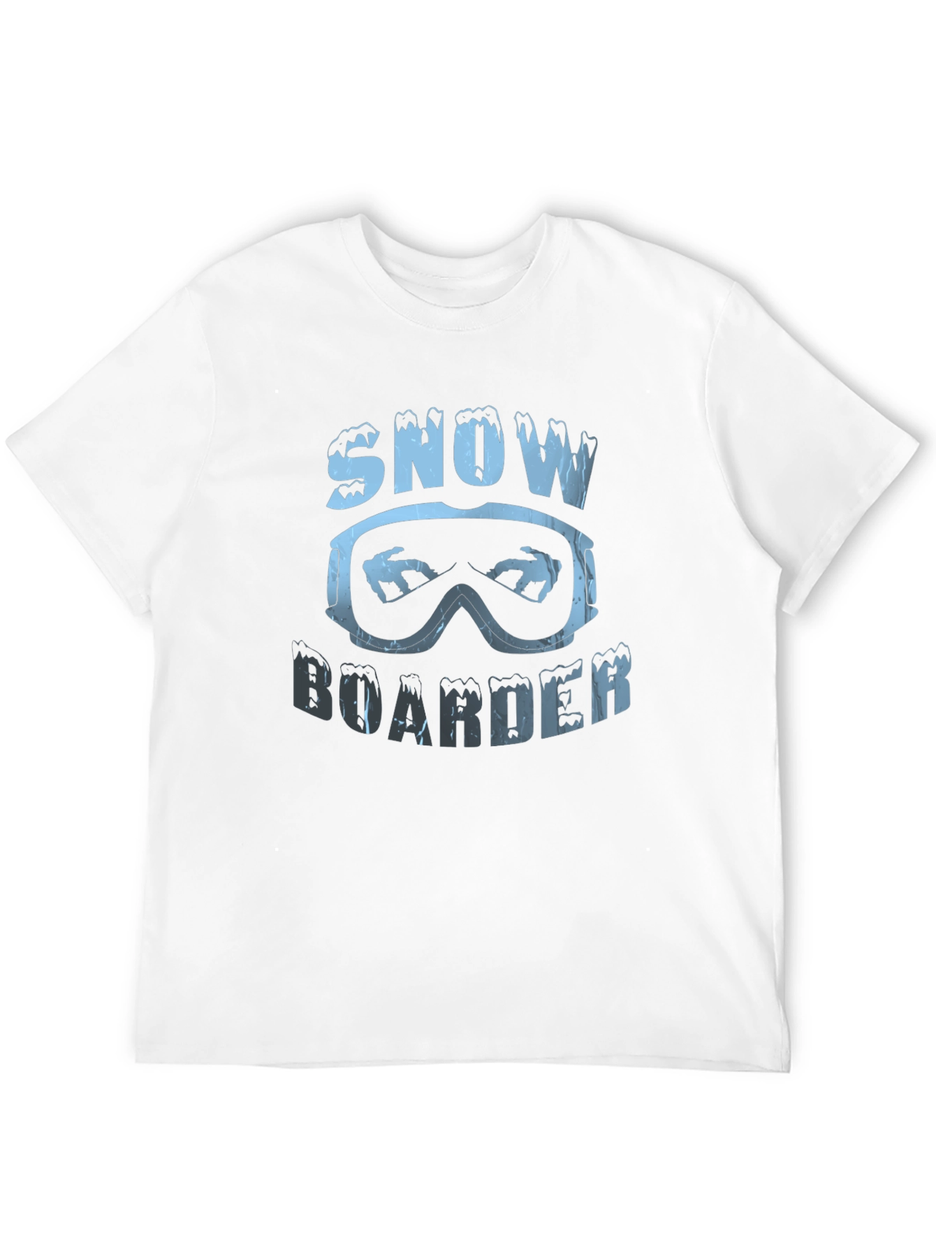 Snowboarder Graphic Black T-Shirt