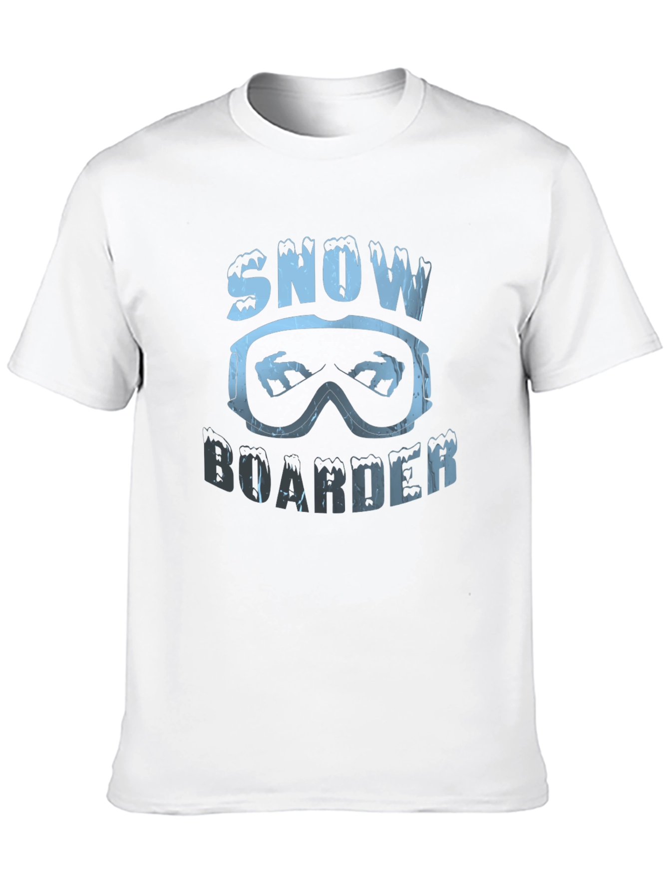Snowboarder Graphic Black T-Shirt