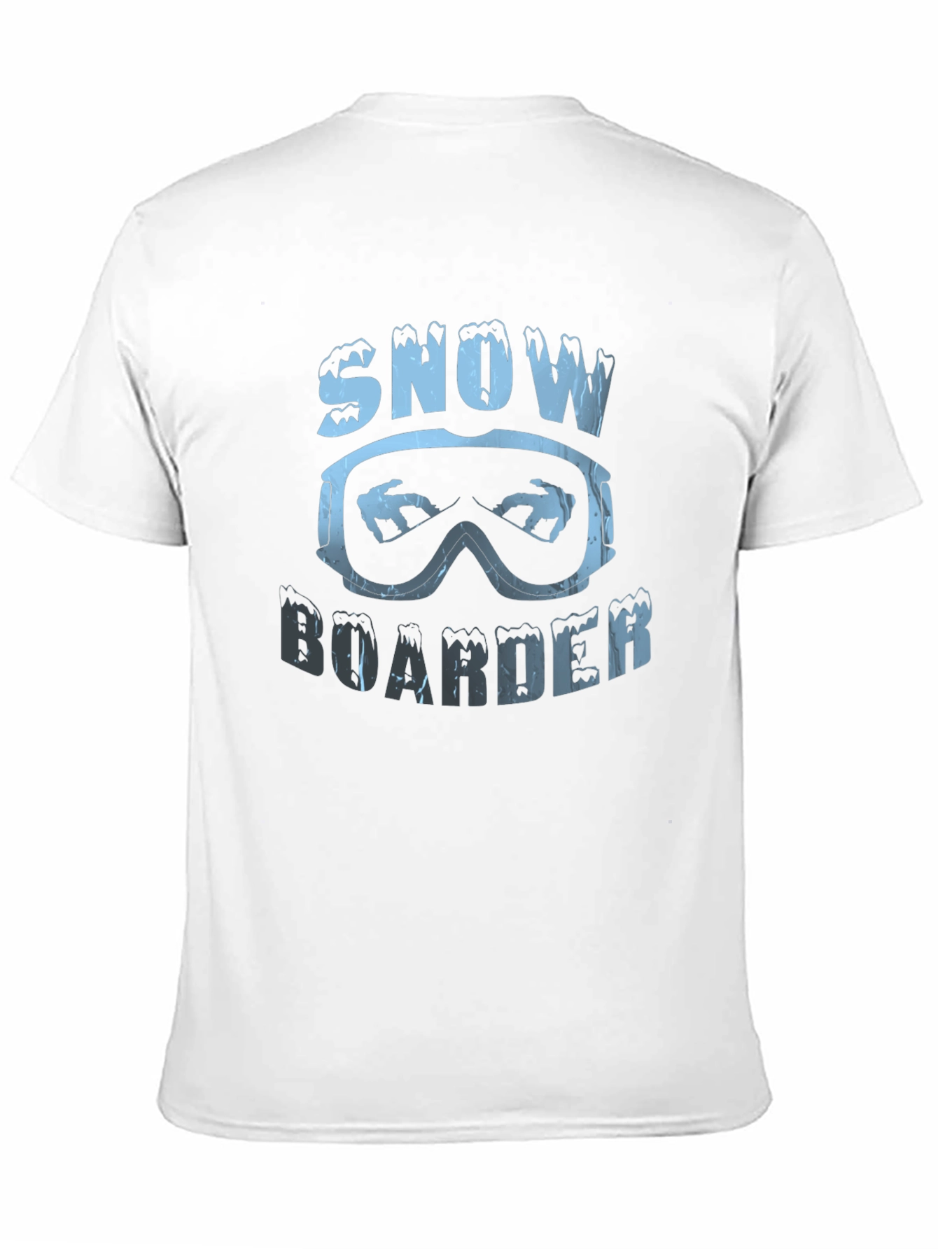 Snowboarder Graphic Black T-Shirt