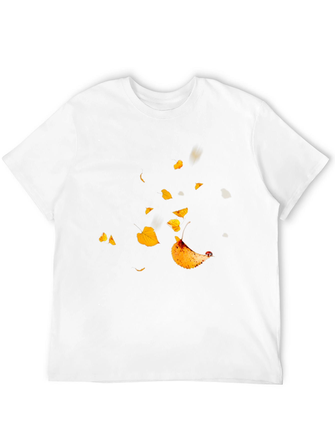 Autumn Leaves Black T-Shirt